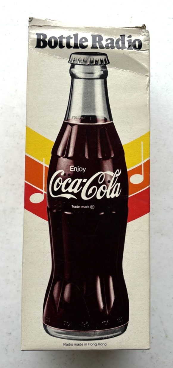 1979 Coca Cola Bottle AM Radio Vintage Coke Collectible Soda Promo New In Box