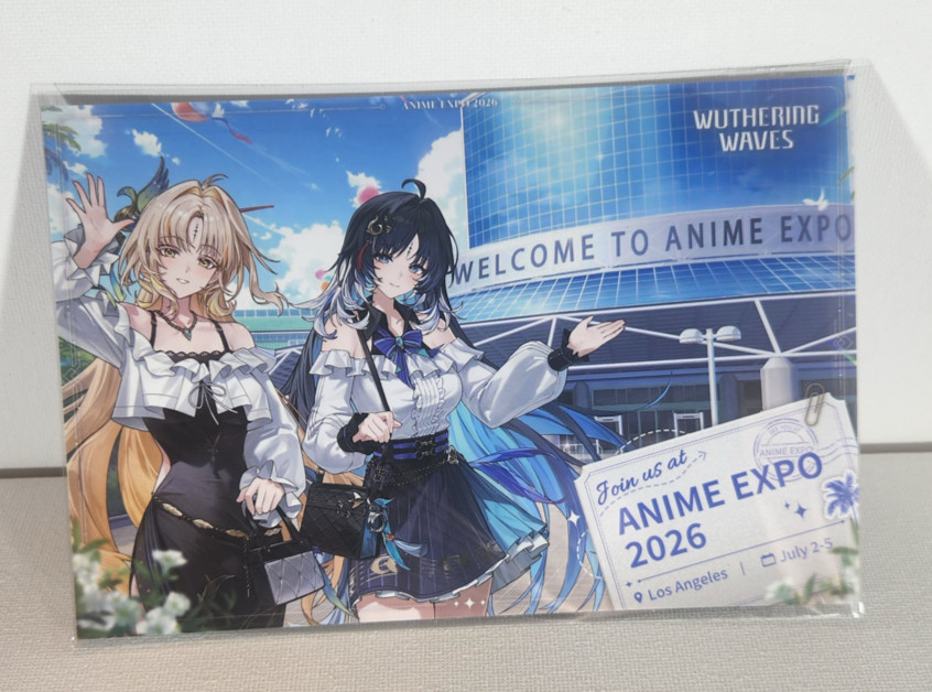Wuthering Waves Anime Expo Exclusive 2026 Official AX LA Postcard - New & Sealed