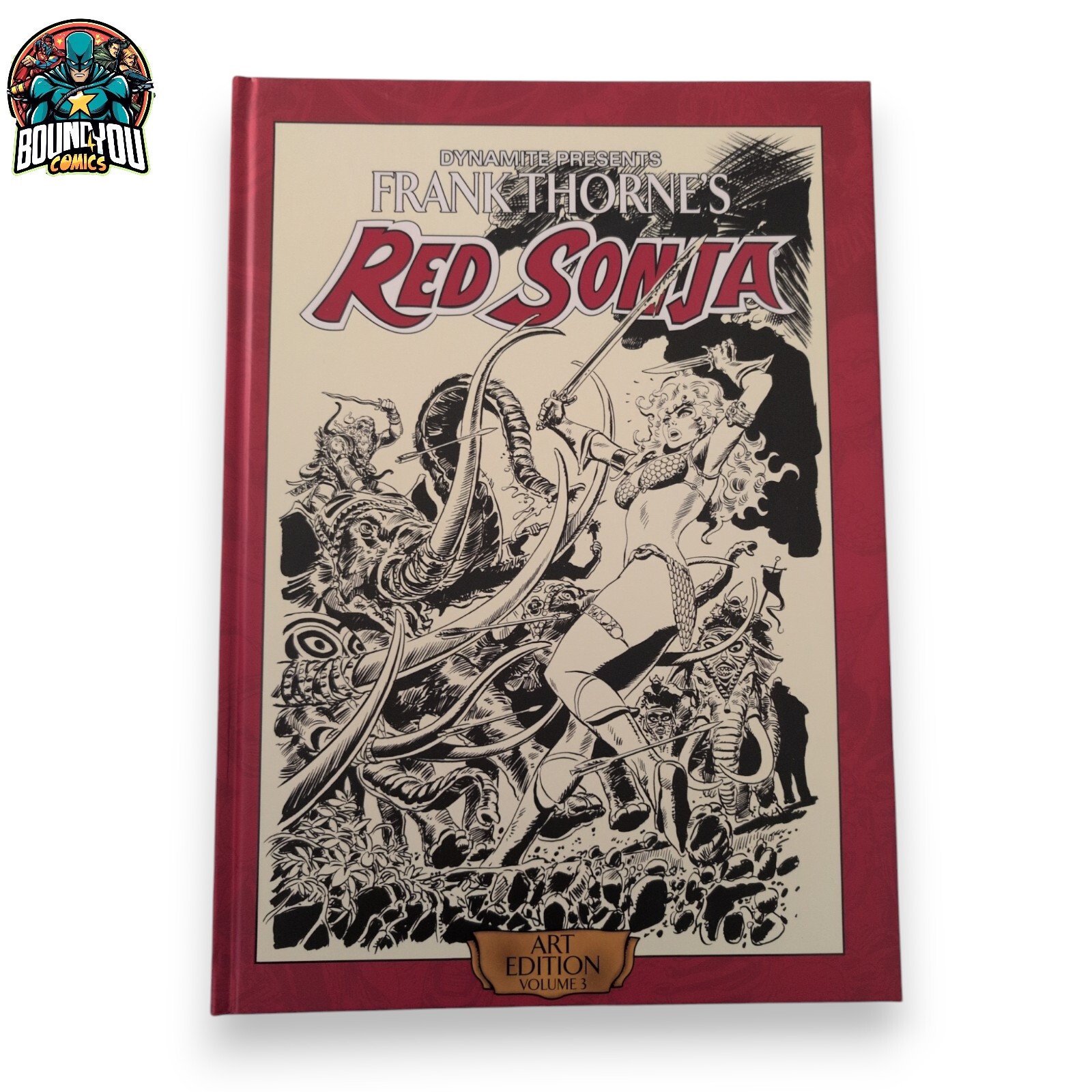 Frank Thorne\'s Red Sonja: Art Edition Volume 3 - Hardcover Signed