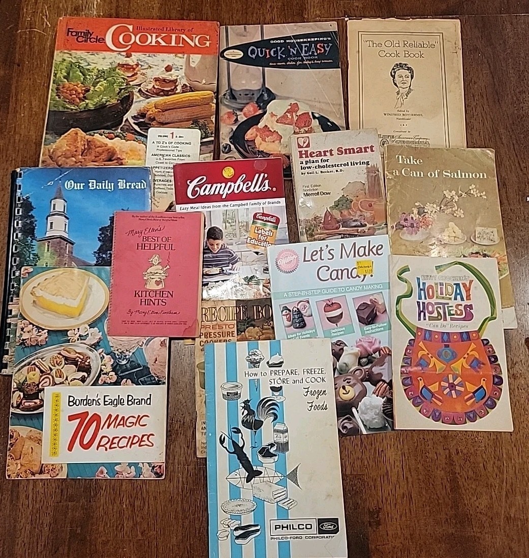 13X Vintage Cookbook Recipe Pamphlets Various Authors Collectible Campbells