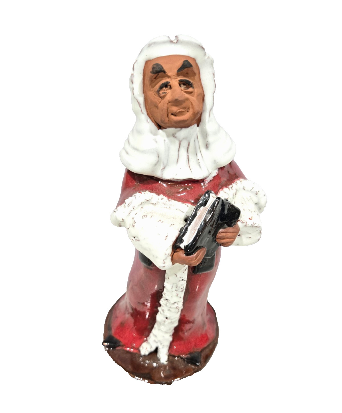 Vtg Chelsea Pottery English Barrister Judge Lawyer Handmade Figure  7 3/4”