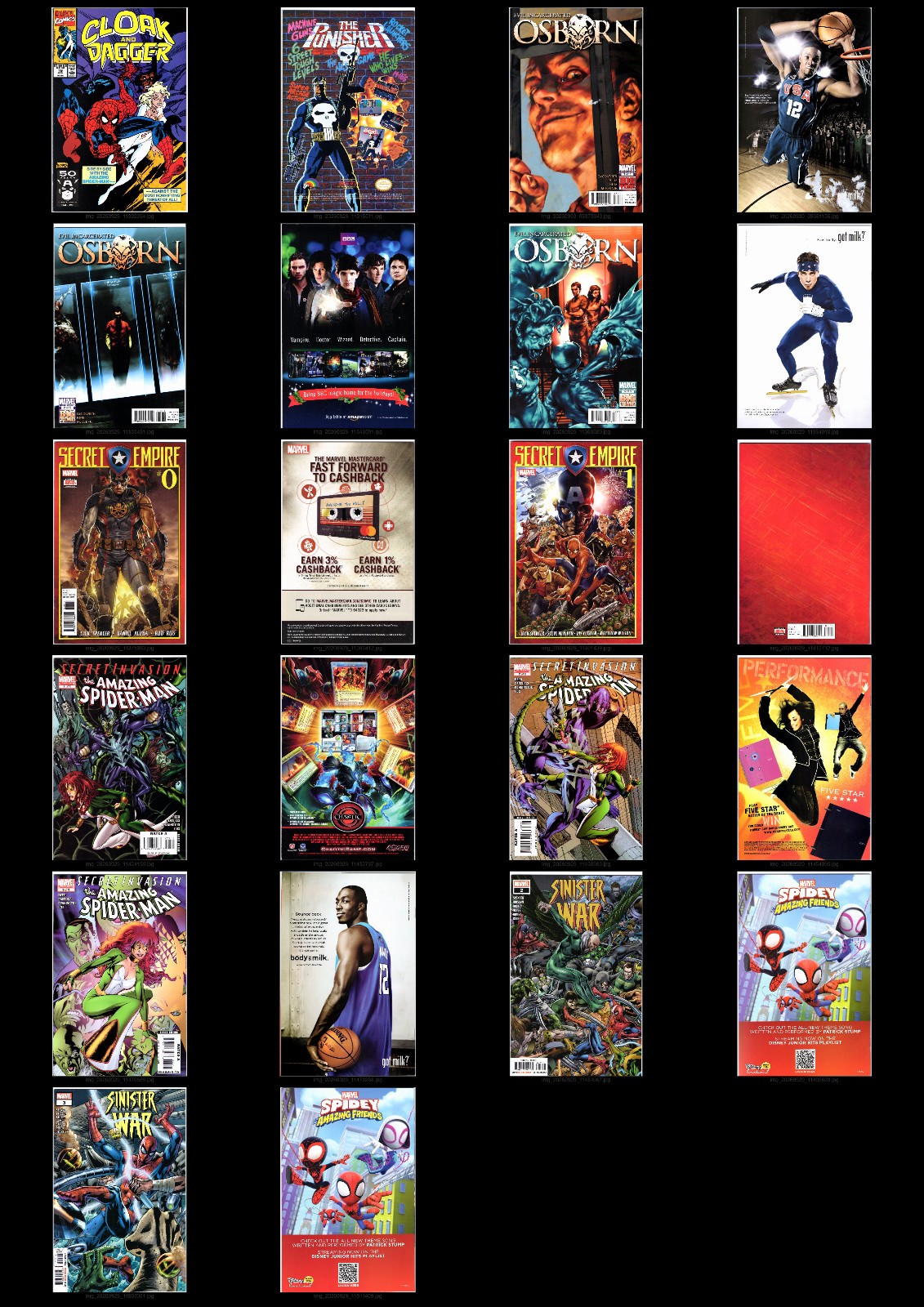 Spider-Man Lot #26 Osborn Cloak & Dagger Secret Invasion Empire Sinister War Spider-Man Lot #26 Osborn Cloak & Dagger Secret Invasion Empire Sinister War