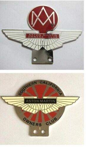 Car Badge-Aston Martin owners club badge mg jaguar audi vw set of 2pcs