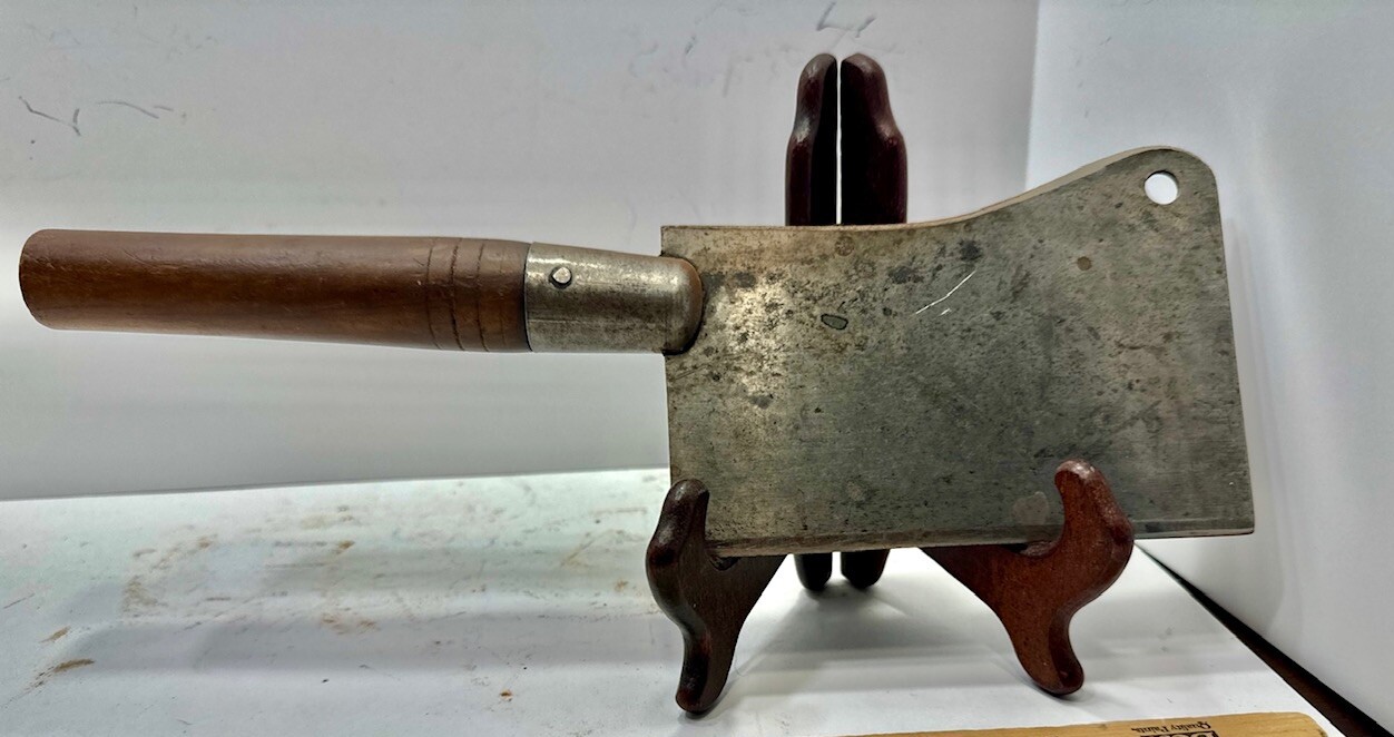 GEO. H Bishop & Co. Rare Speed & Ease Meat Cleaver