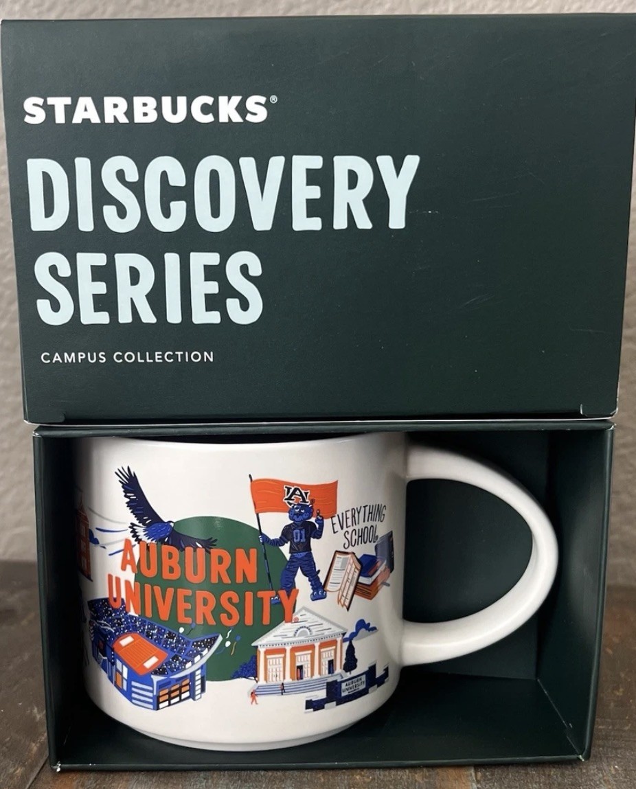 Starbucks Discovery Series Campus Collection Auburn University Coffee Mug