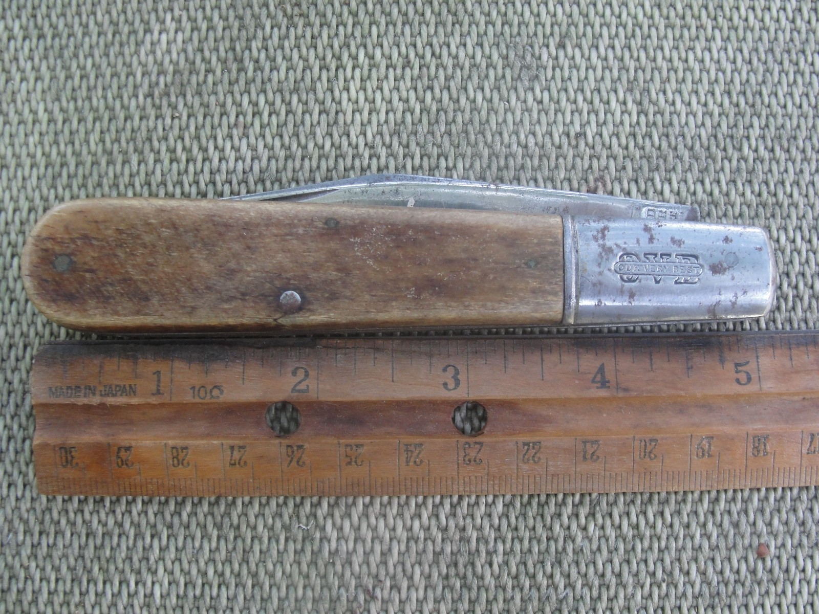 HIBBARD SPENCER BARTLETT OVB Daddy Barlow Vintage Pocket Knife