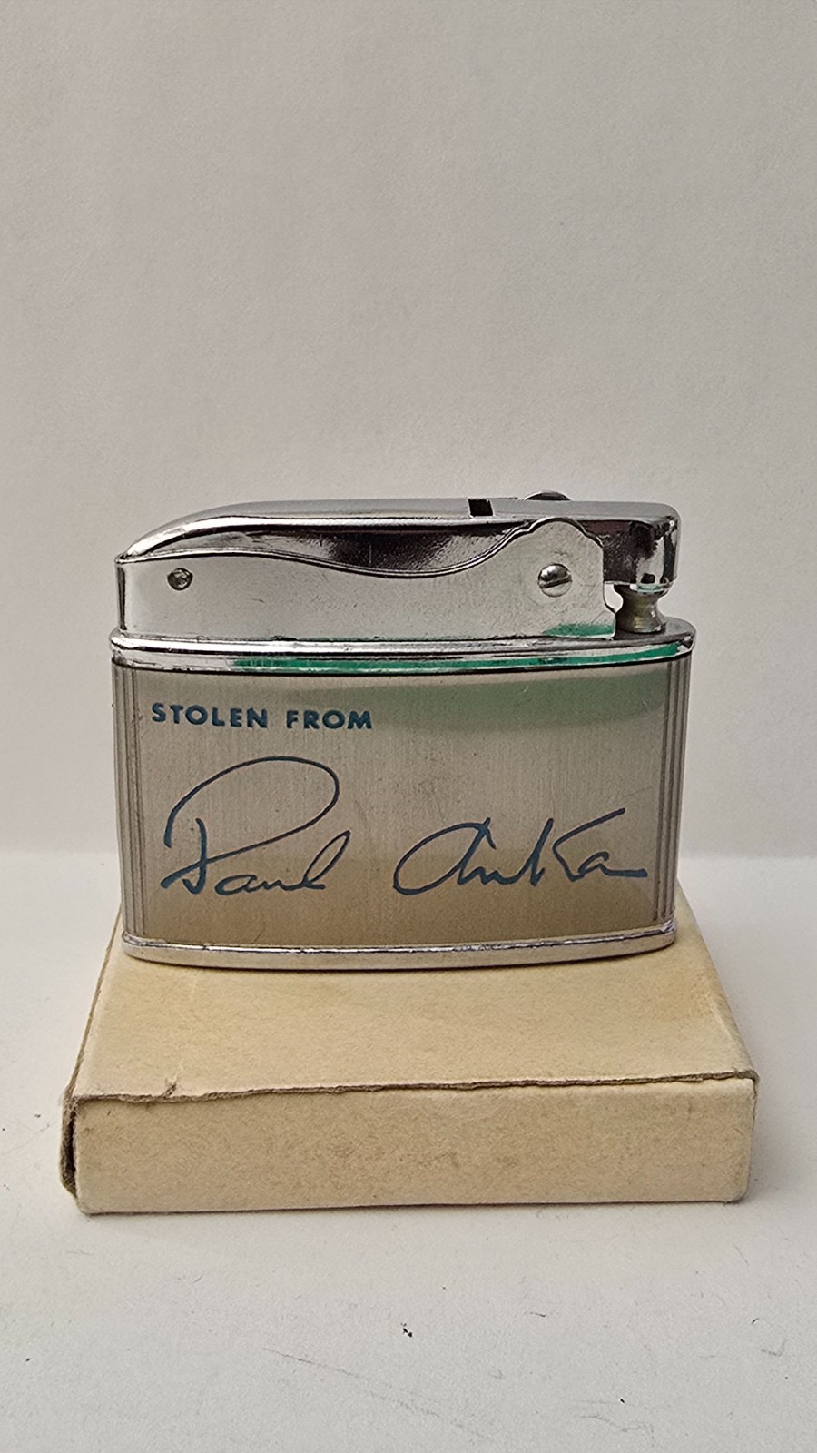 Vintage Stolen From Paul Anka Metal Table 2\