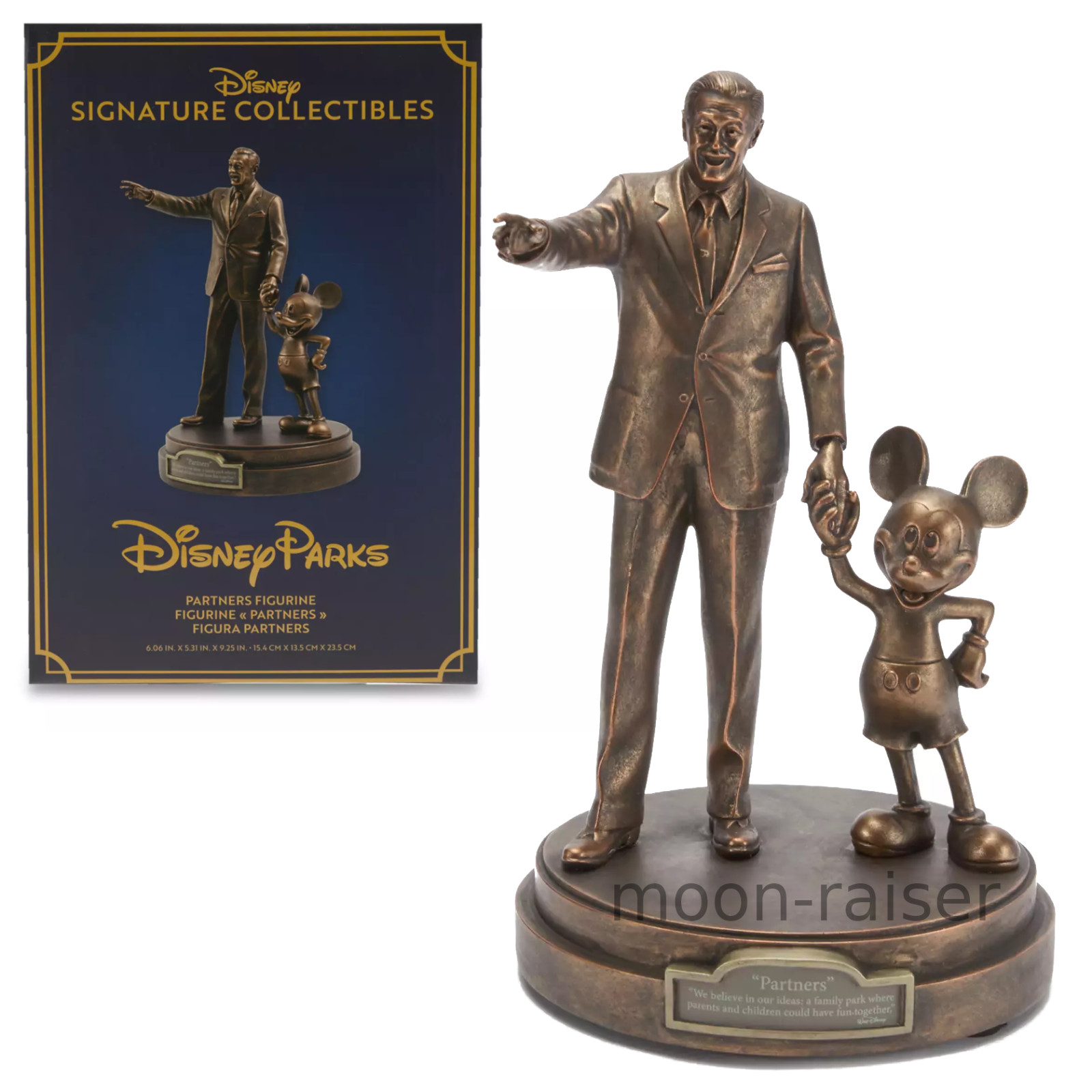 Disney Parks Walt Disney and Mickey Mouse Partners Figure Signature Collectibles Disney Parks Walt Disney and Mickey Mouse Partners Figure Signature Collectibles