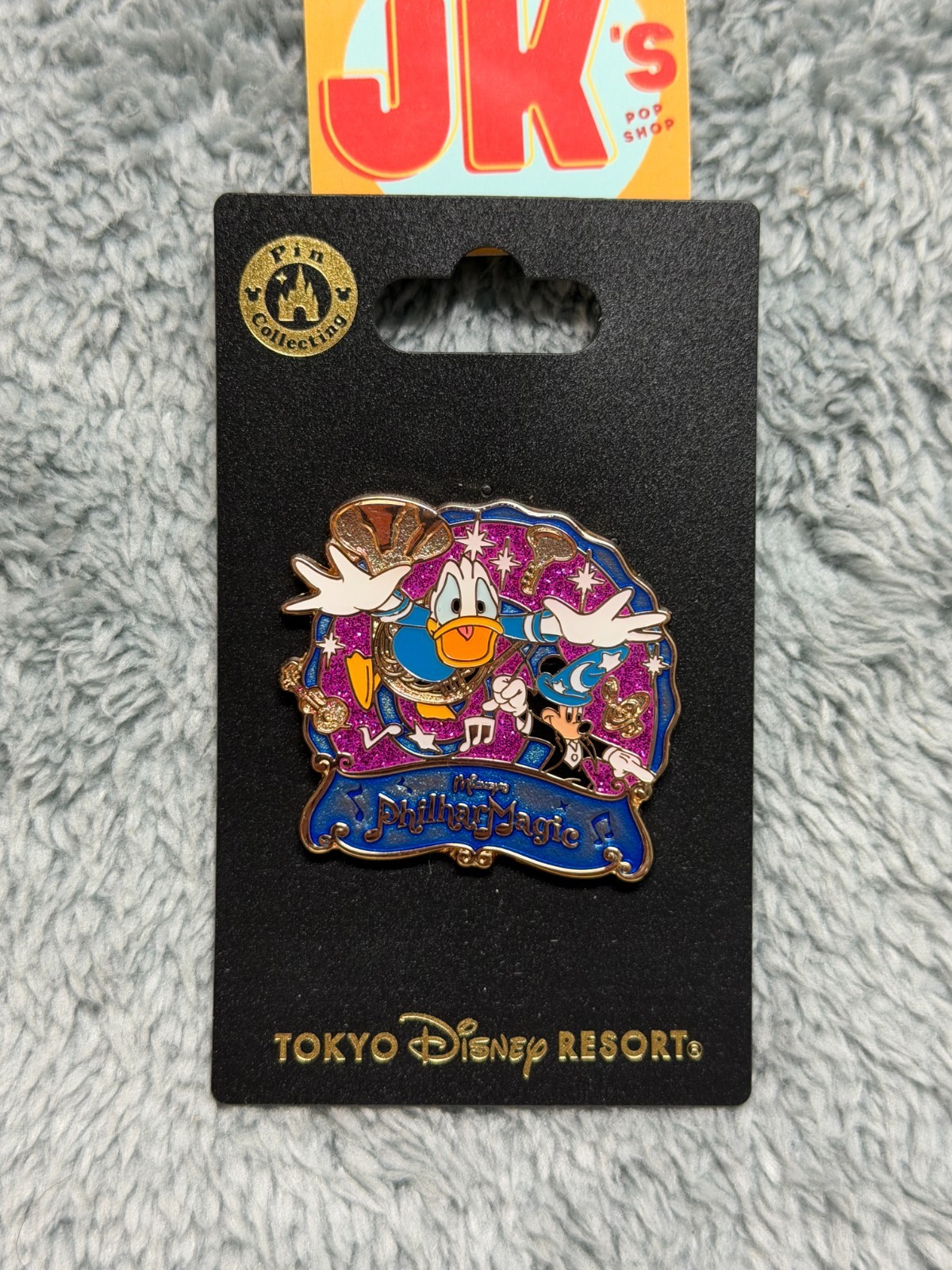 Tokyo Disney Resort Mickeys Philharmagic Pin Donald Duck Sorcerer Mickey TDR