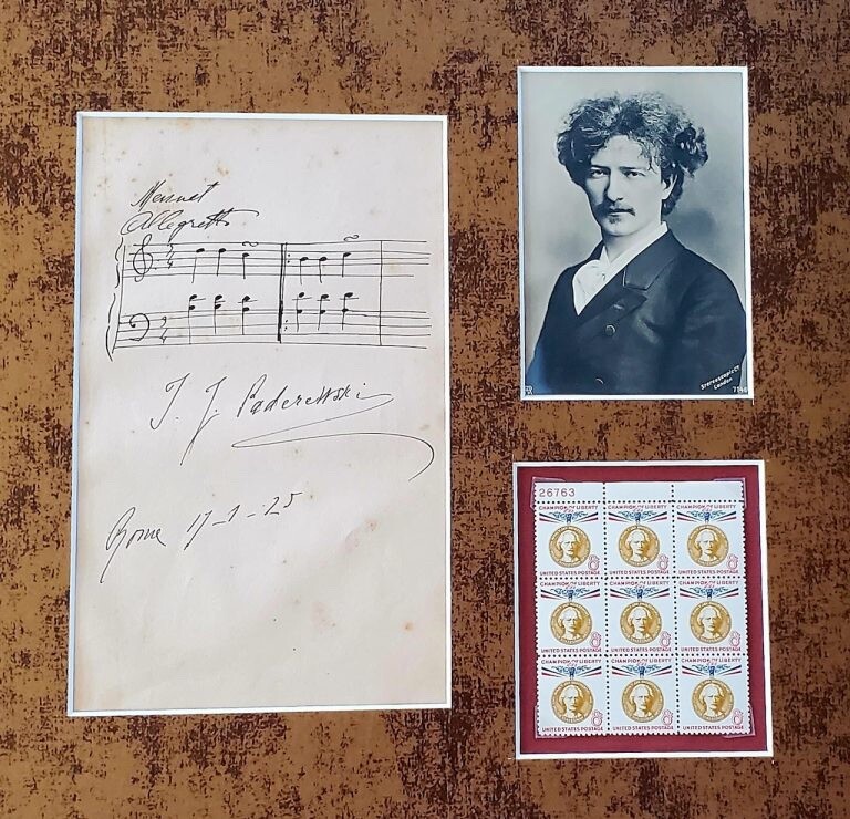 PADEREWSKI, IGNANCY JAN - Composer, painist, Polish statesman