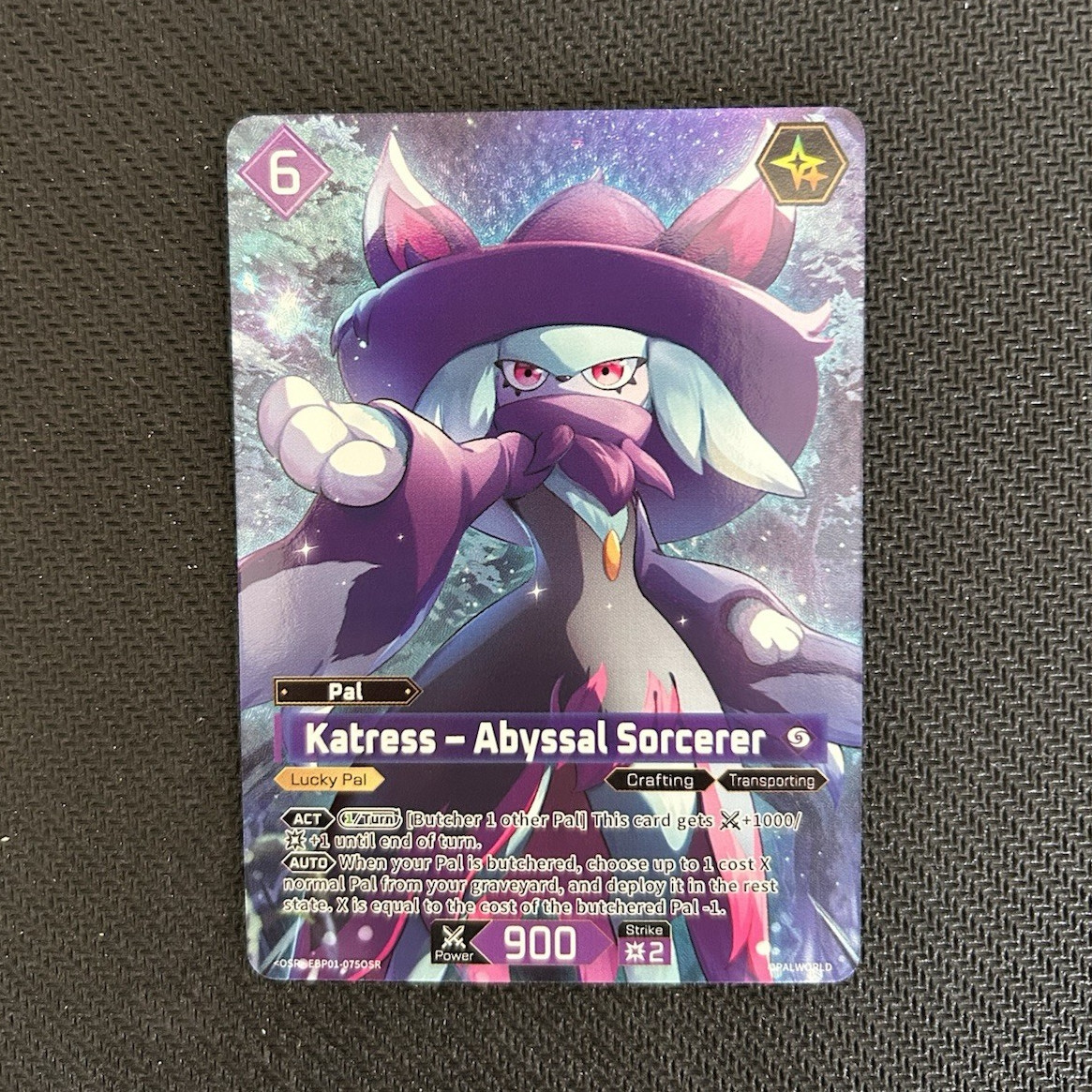 Palworld Katress - Abyssal Sorcerer CP01-097 OSR Holo Palworld TCG Card