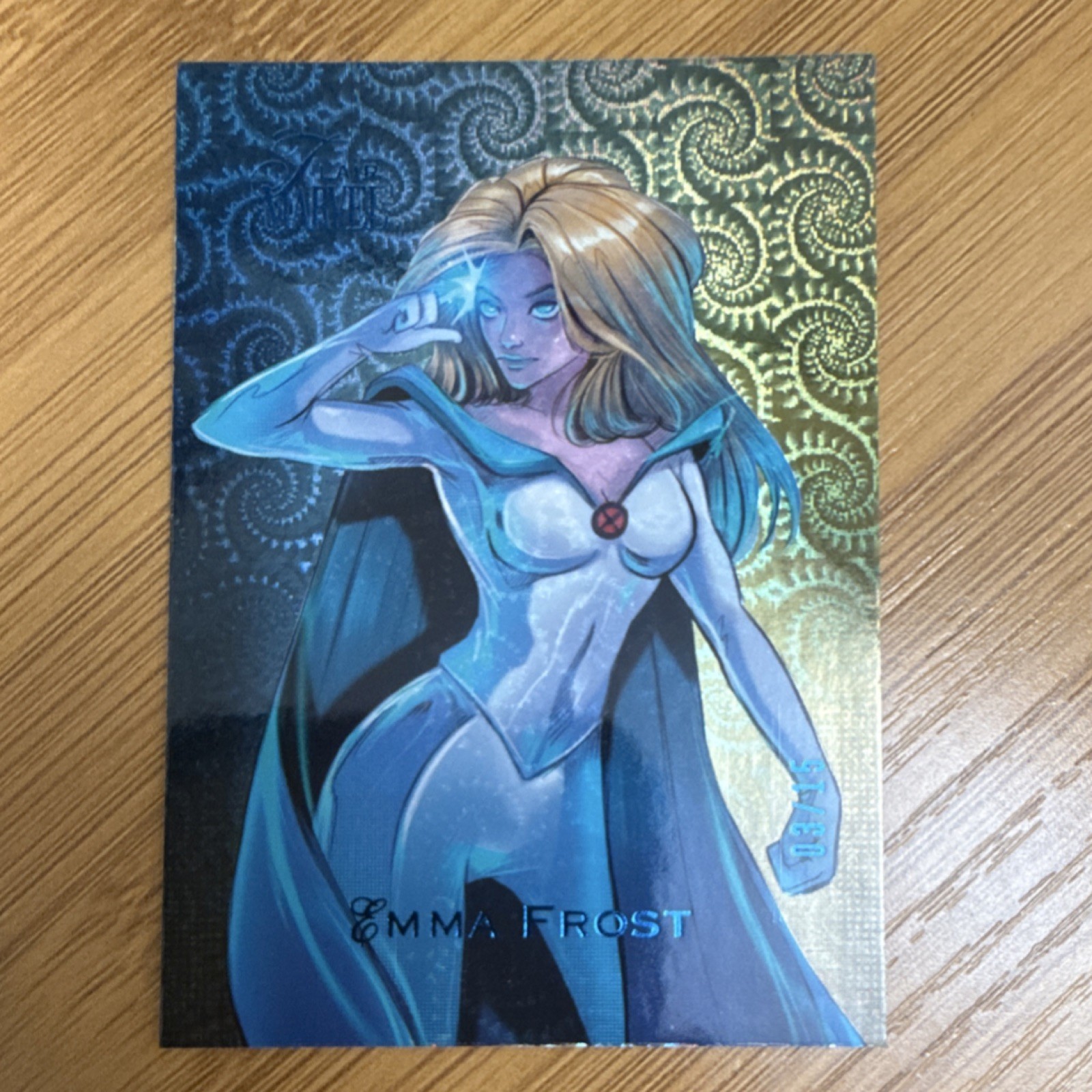 2023 Flair Marvel - Emma Frost #63 - High Noon Parallel 03/15
