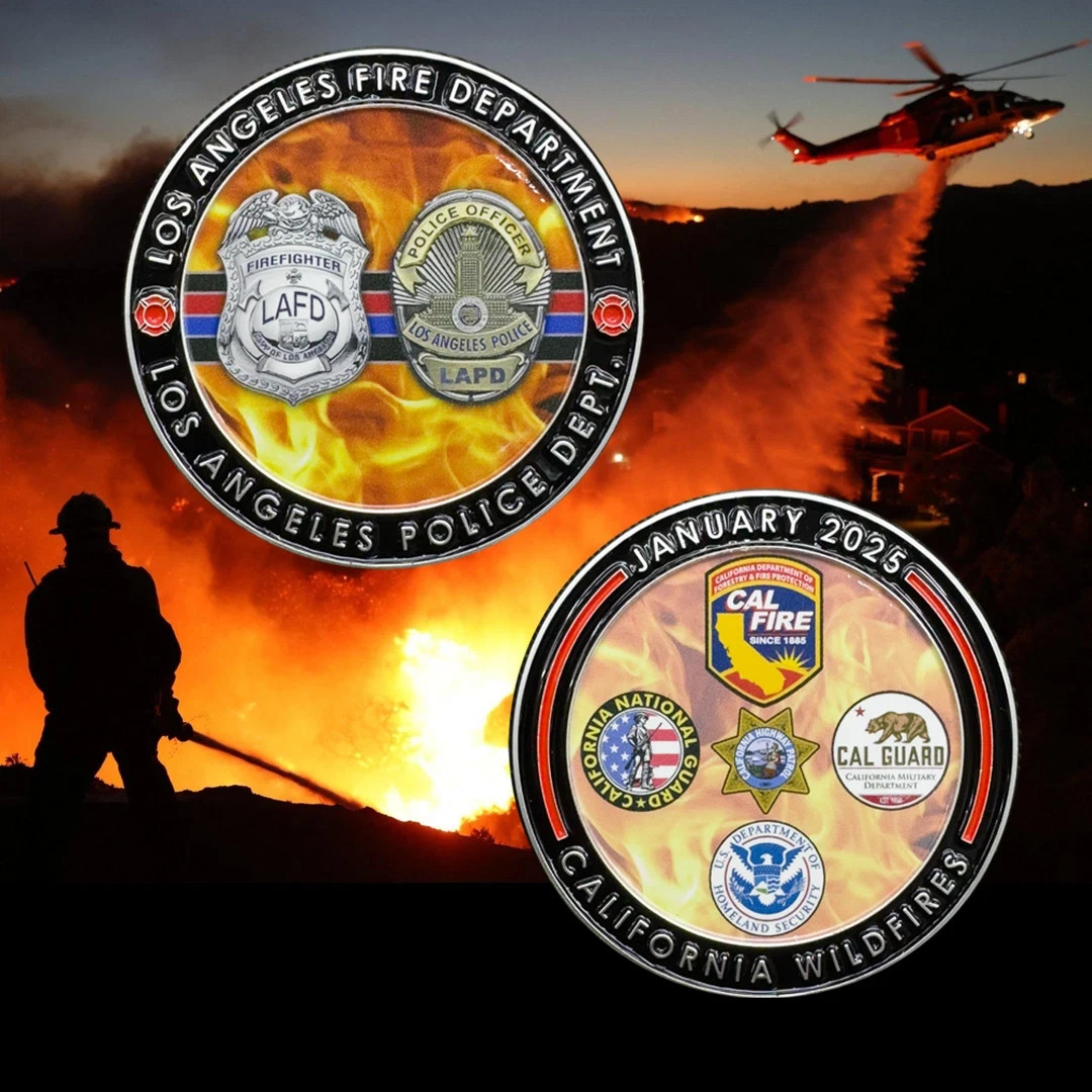 LAFD LAPD LOS ANGELES FIRE POLICE CALIFORNIA WILDFIRES  2.25\