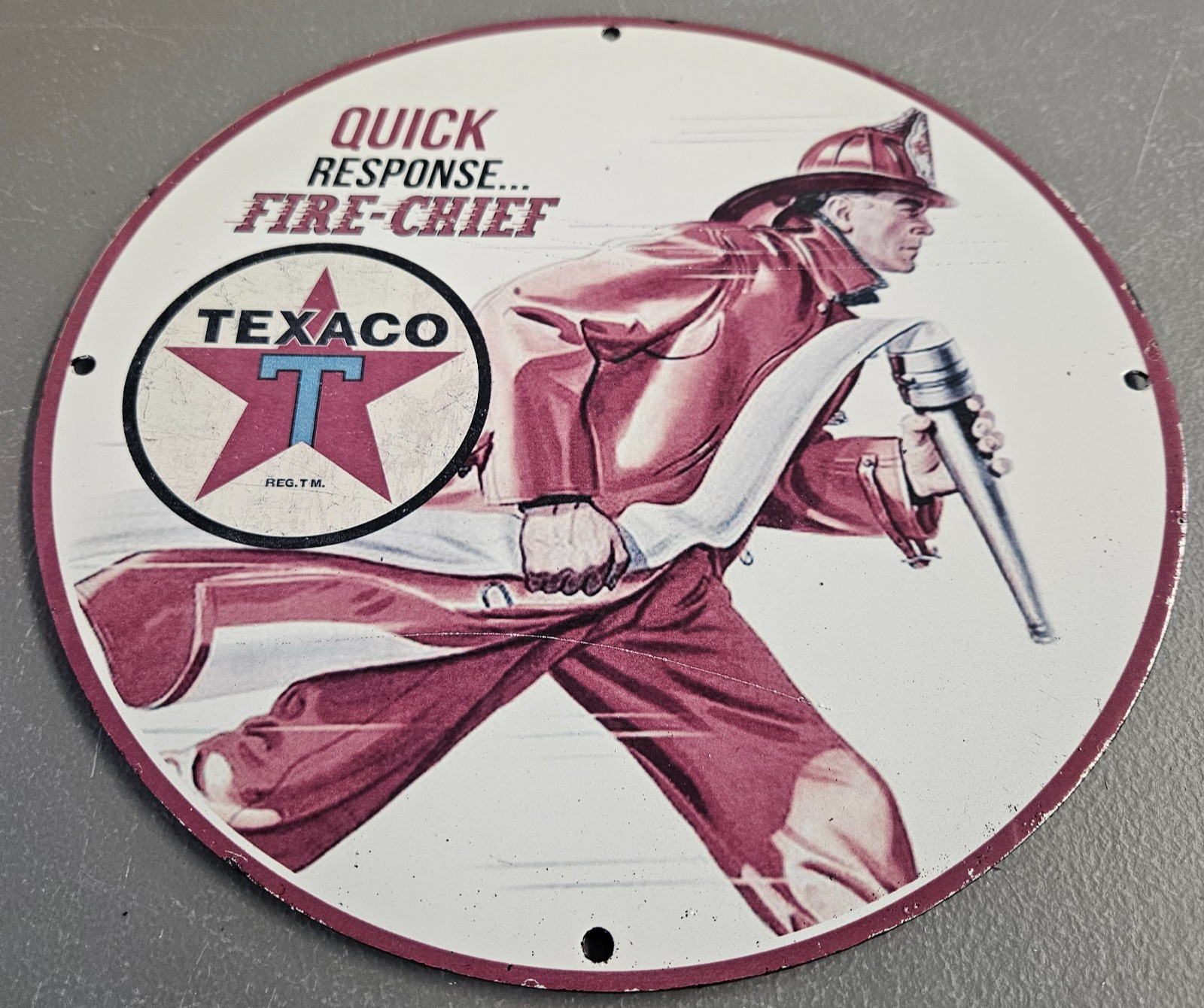 VINTAGE TEXACO FIRE CHIEF 12\