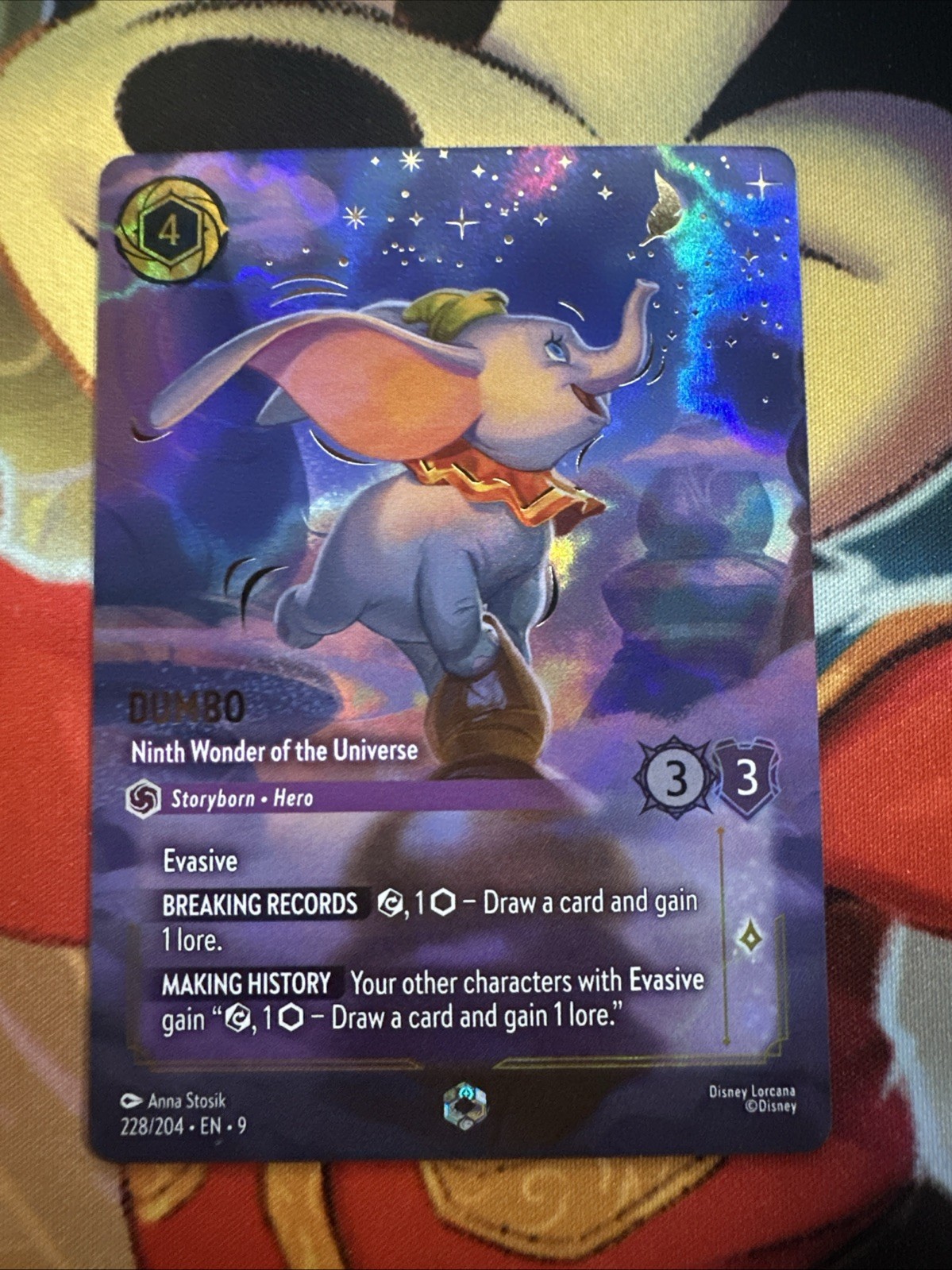 Disney Lorcana: Fabled - Dumbo Ninth Wonder Of The Universe - Enchanted 228/204