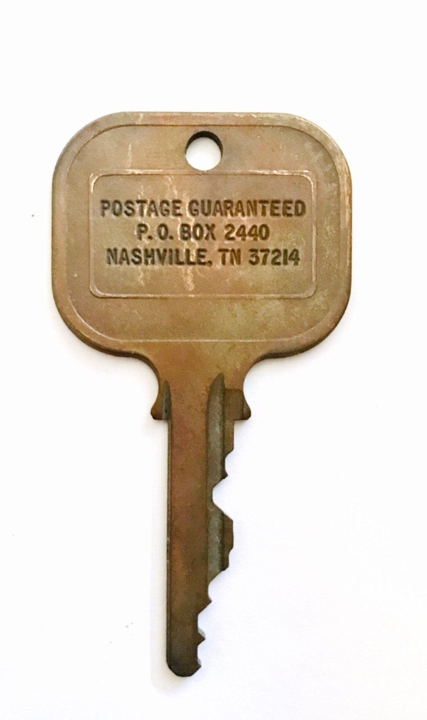 Vintage Opryland Hotel Nashville TN Room Key #2102 Grand Ole Opry Dolly Parton