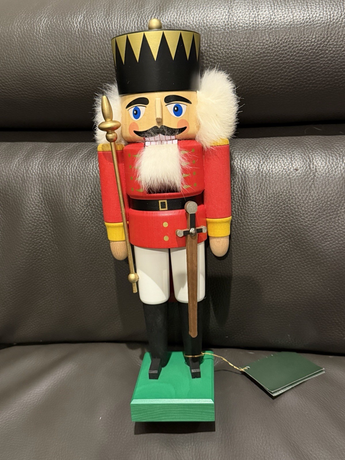 Vintage German King Nutcracker Erzgebirgische Volkskunst Germany Rare
