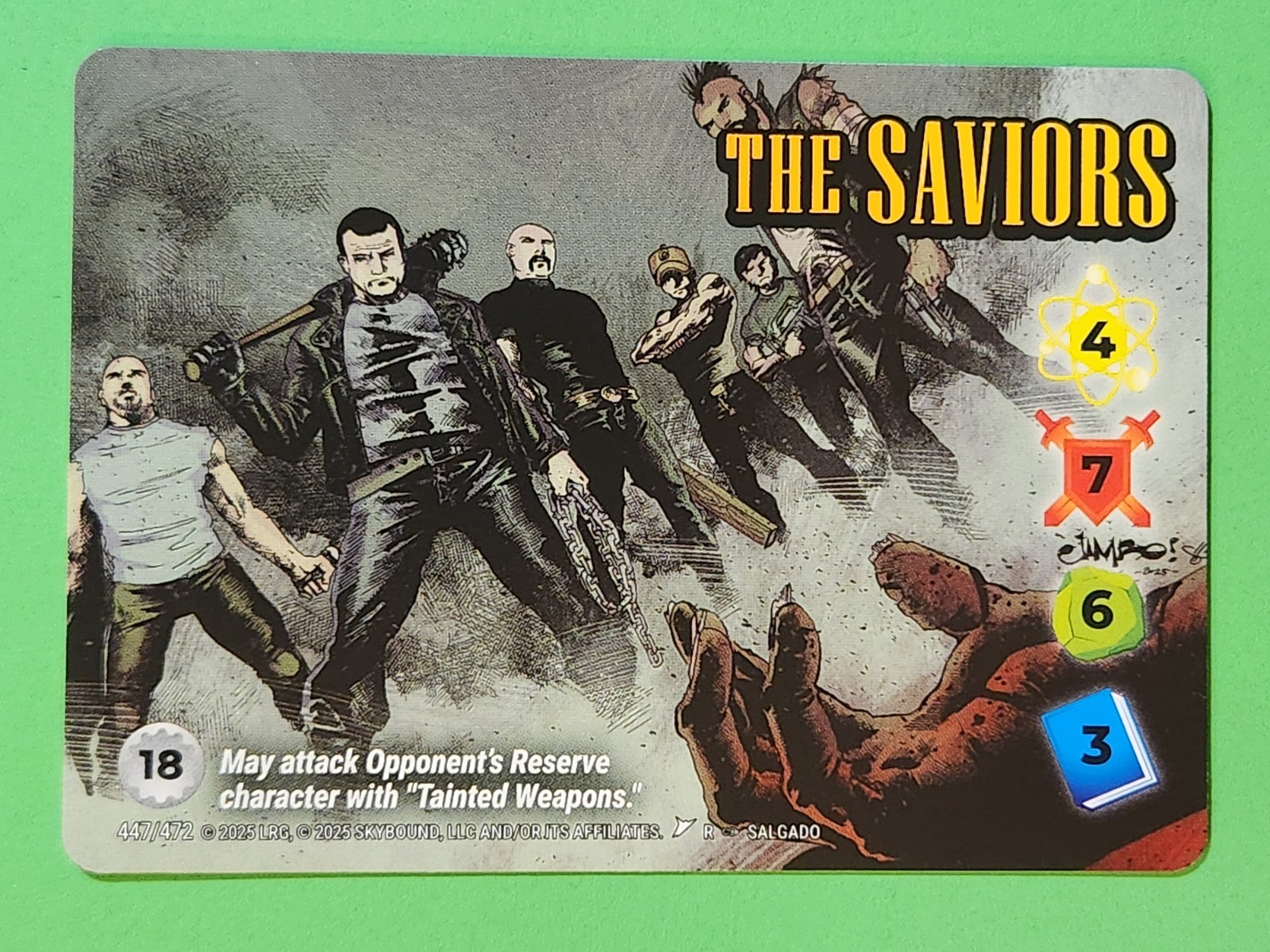THE SAVIORS #447 Overpower Skybound Invincible/Walking Dead RARE