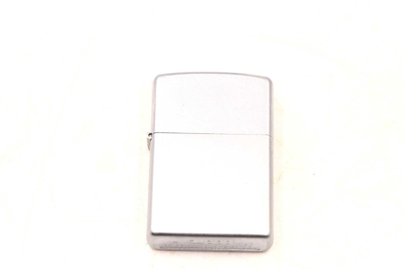 Vintage Zippo Lighter H 06 Silver Tone Exc cond