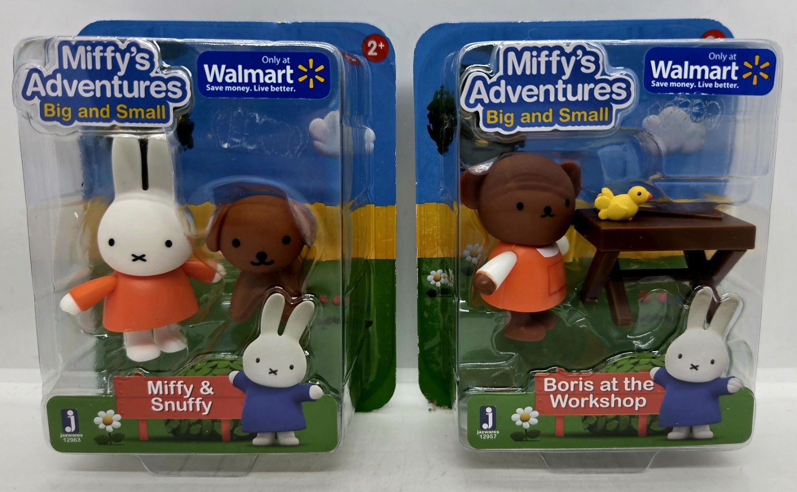 RARE LOT of 2 Miffy's Adventures Big and Small Miffy Snuffy Boris Sealed MINT🥕 RARE LOT of 2 Miffy's Adventures Big and Small Miffy Snuffy Boris Sealed MINT🥕