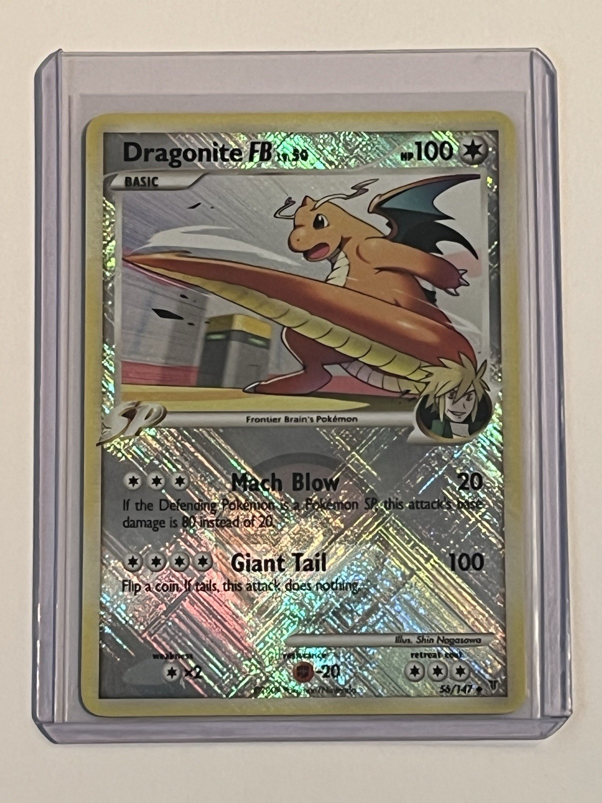 DRAGONITE Pokémon TCG [FB] Supreme Victors 56/147 RARE * Holo Cross Hatch Holo *