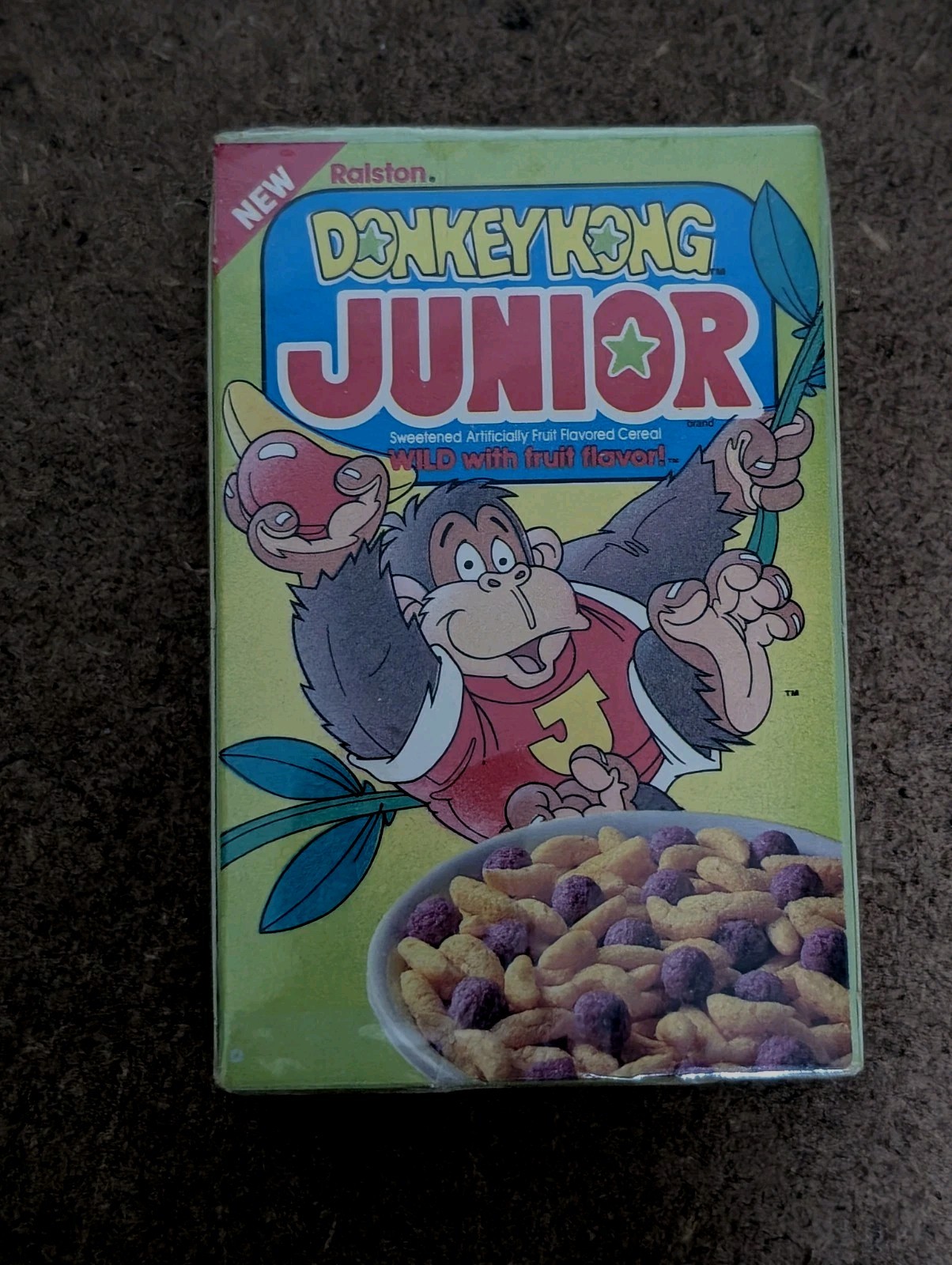 SEALED VINTAGE RALSTON CEREAL DONKEY KONG JR PLAYING CARDS 1983 RARE SEALED VINTAGE RALSTON CEREAL DONKEY KONG JR PLAYING CARDS 1983 RARE