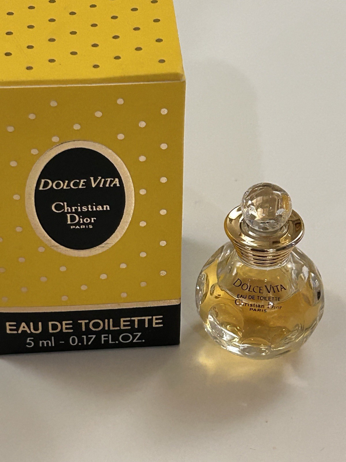 Christian Dior Dolce Vita Eau de Toilette Miniature/Mignon 5ml with Box