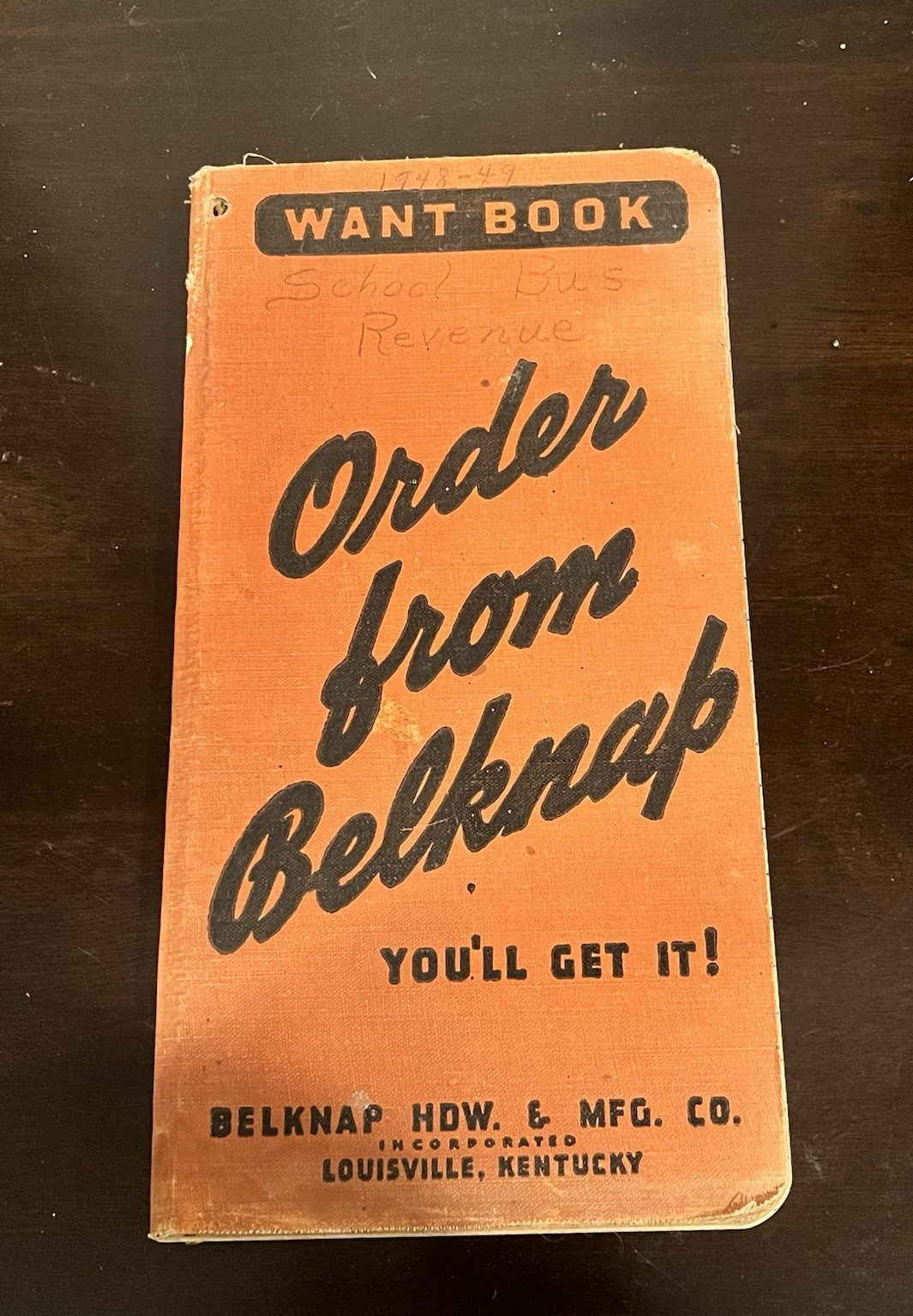 VINTAGE NOS BELKNAP HARDWARE & MFG. WANT ORDER BOOK LOUISVILLE KENTUCKEY (18B) VINTAGE NOS BELKNAP HARDWARE & MFG. WANT ORDER BOOK LOUISVILLE KENTUCKEY (18B)