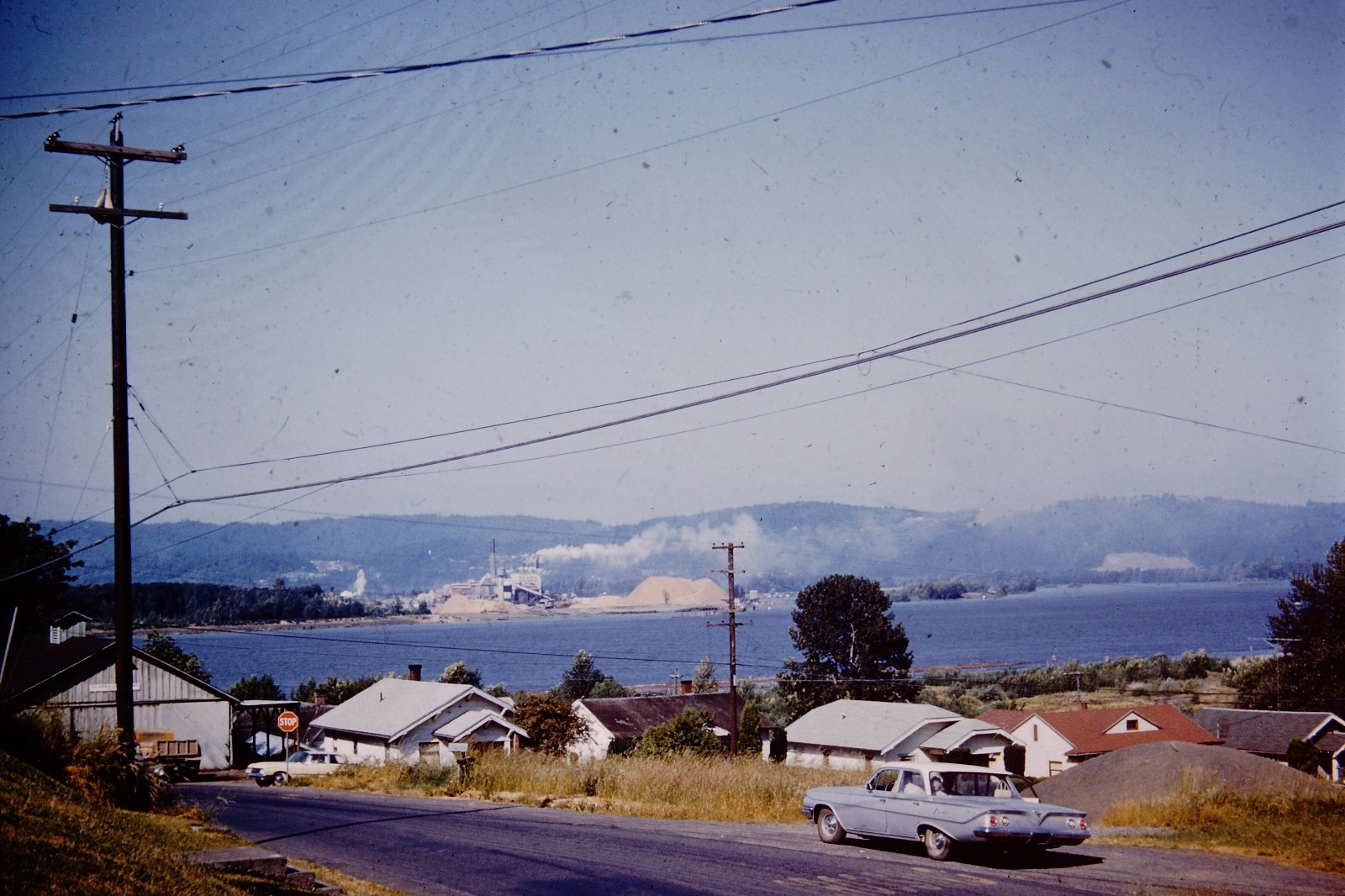 June 1961 Longview Fibre From Rainier Oregon  Slide CQ-M