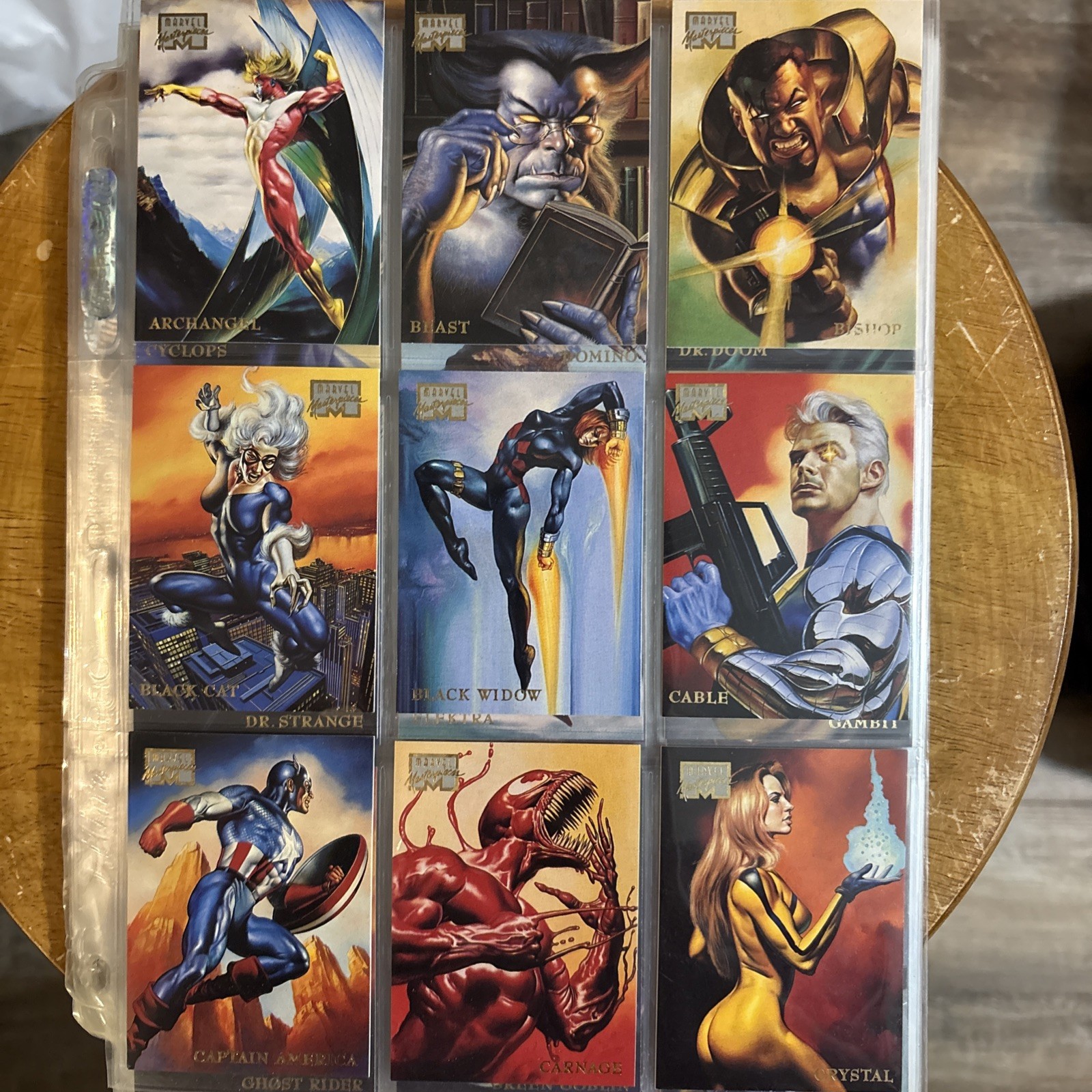 1996 Marvel Masterpieces Complete Base Set 99 Cards Boris Vallejo & Julie Bell