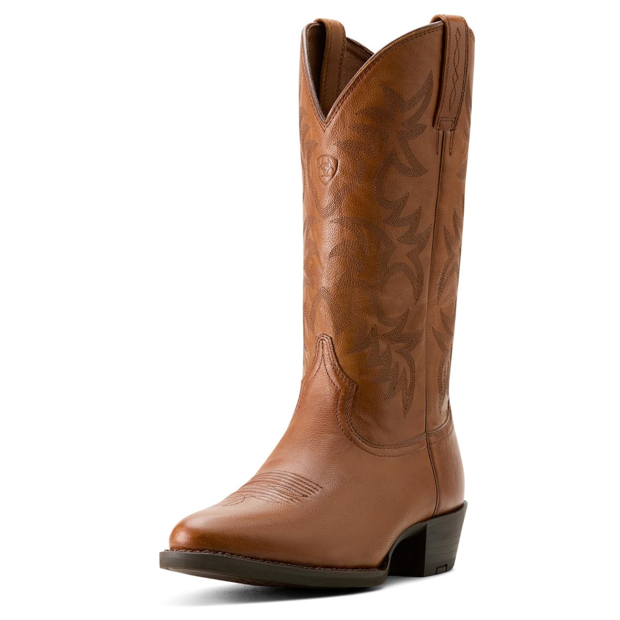 ARIAT Men's Heritage R Toe Western Boot 6.5, Cognac