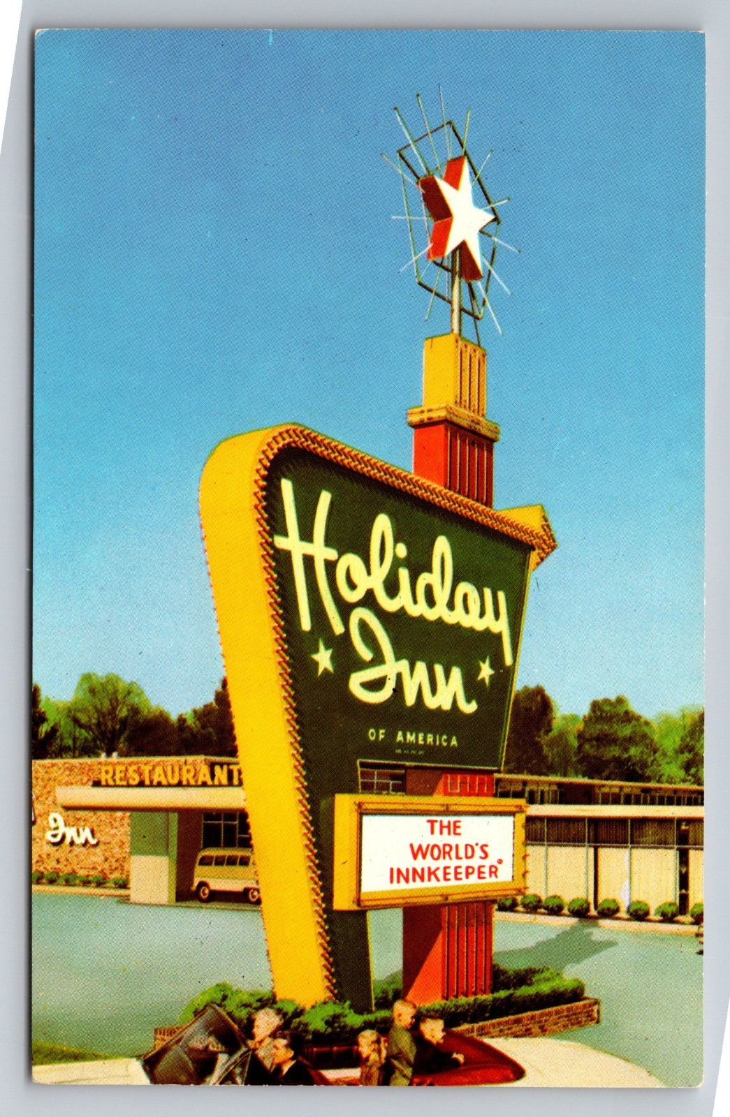 Holiday Inn Johnstown Gloversville JOHNSTOWN, N. Y. Vtg Unp Circa 1964 Postcard