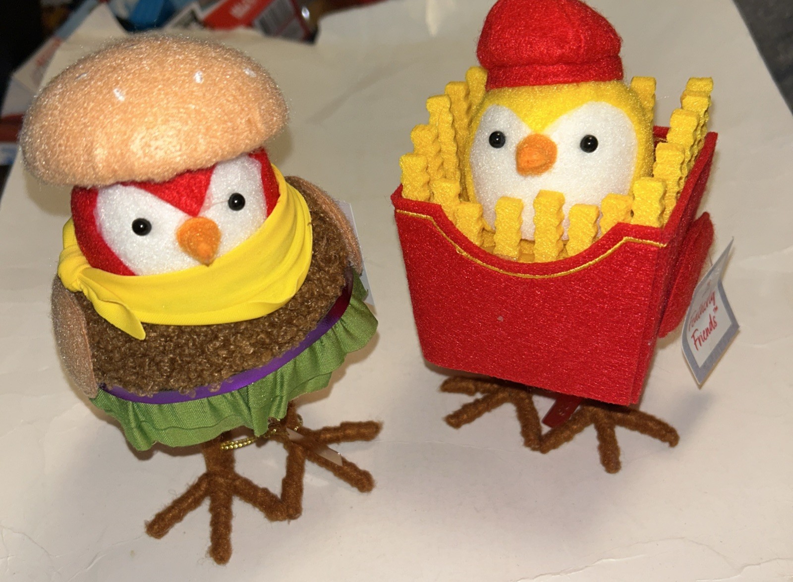 TARGET 2026 Featherly Friends Birds French Fries (Tater), Hamburger (Patty) SET TARGET 2026 Featherly Friends Birds French Fries (Tater), Hamburger (Patty) SET