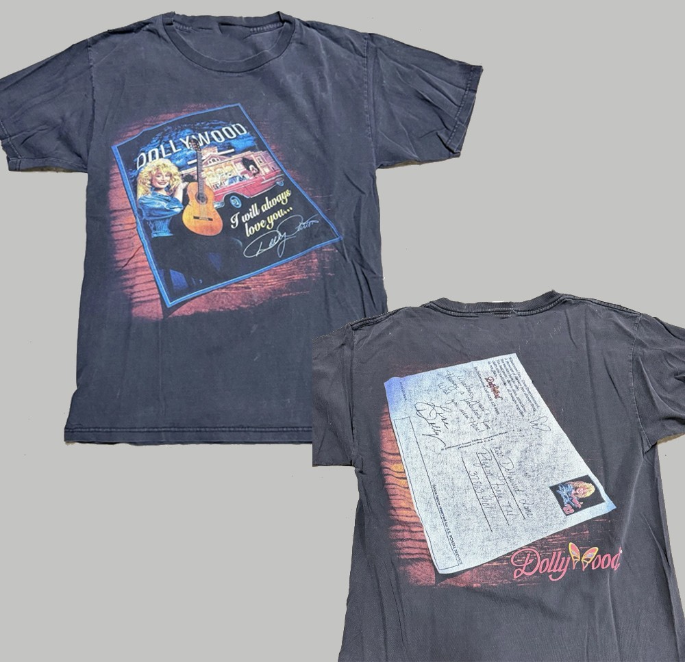 Vintage Dolly Parton Shirt Dollywood 90s Country Music Reprint  S-235XL T-Shirt