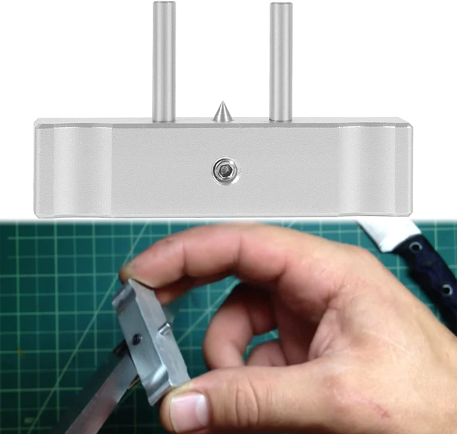 Self-Centering Scribe Scribing Center Finder Line Measuring Tools for Wood Metal
