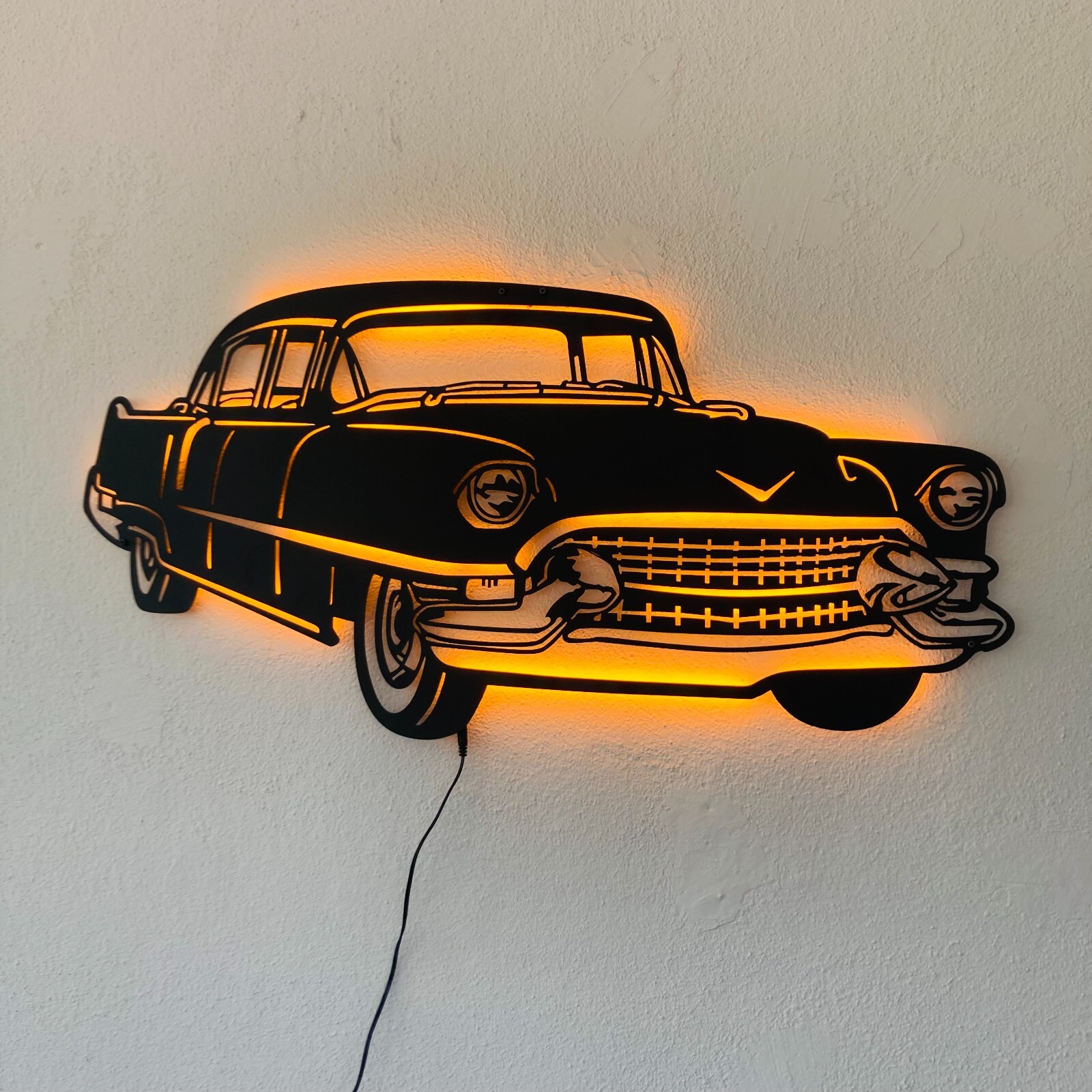 1956 Chevrolet Bel Air LED light wall decor - 23” Width