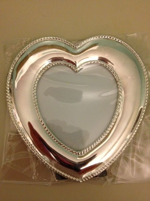 Lenox Gorham Silverplated Heart Picture Frame - Brand New In Box