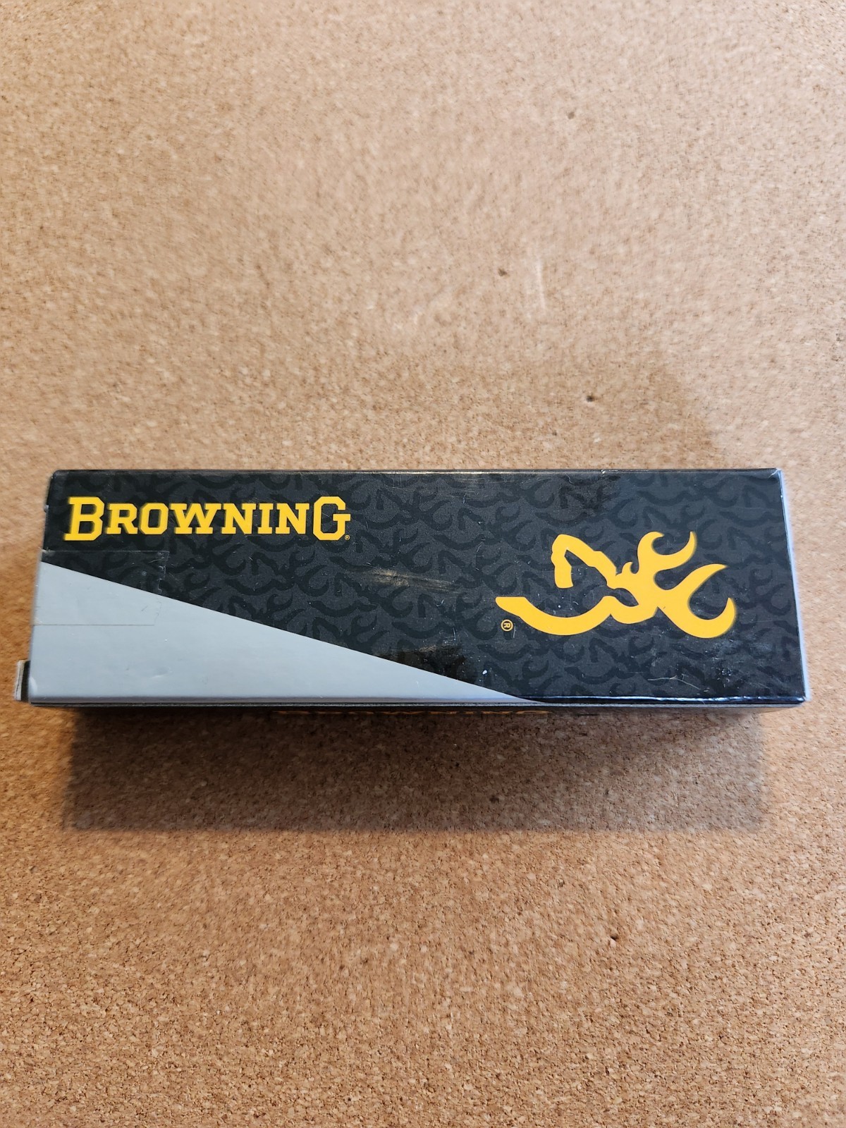 Browning 0354 Carbon Carry Framelock Knife D2 Steel Blue Stainless Handle 
