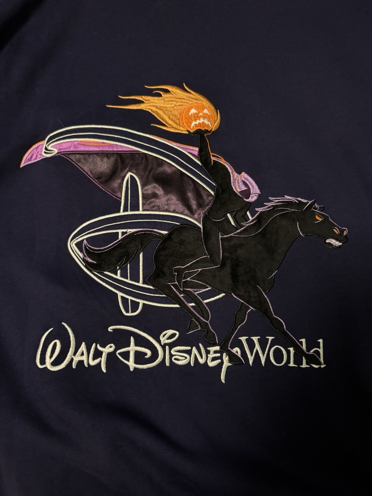 Disney World Ichabod Headless Horseman Hoodie XL Extra Large Not So Scary - NEW