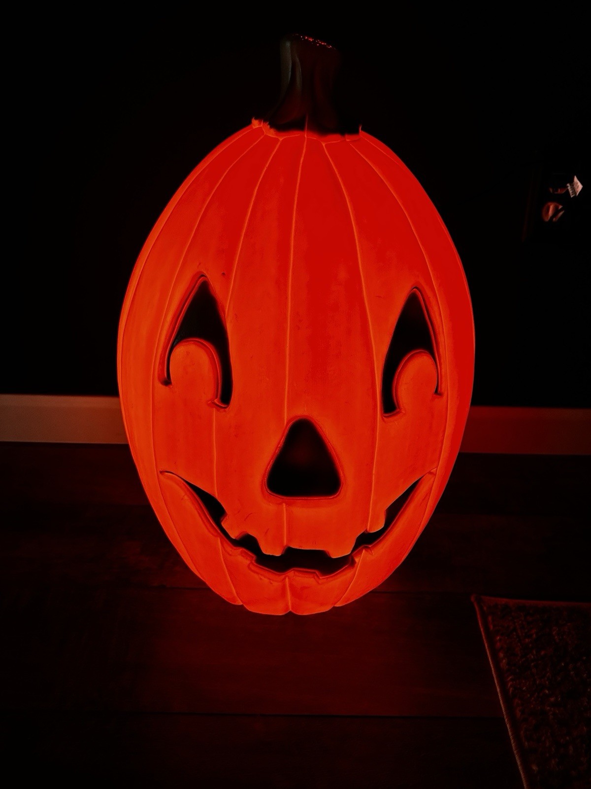 Vintage Blow Mold Halloween Pumpkin Don Featherstone 22\