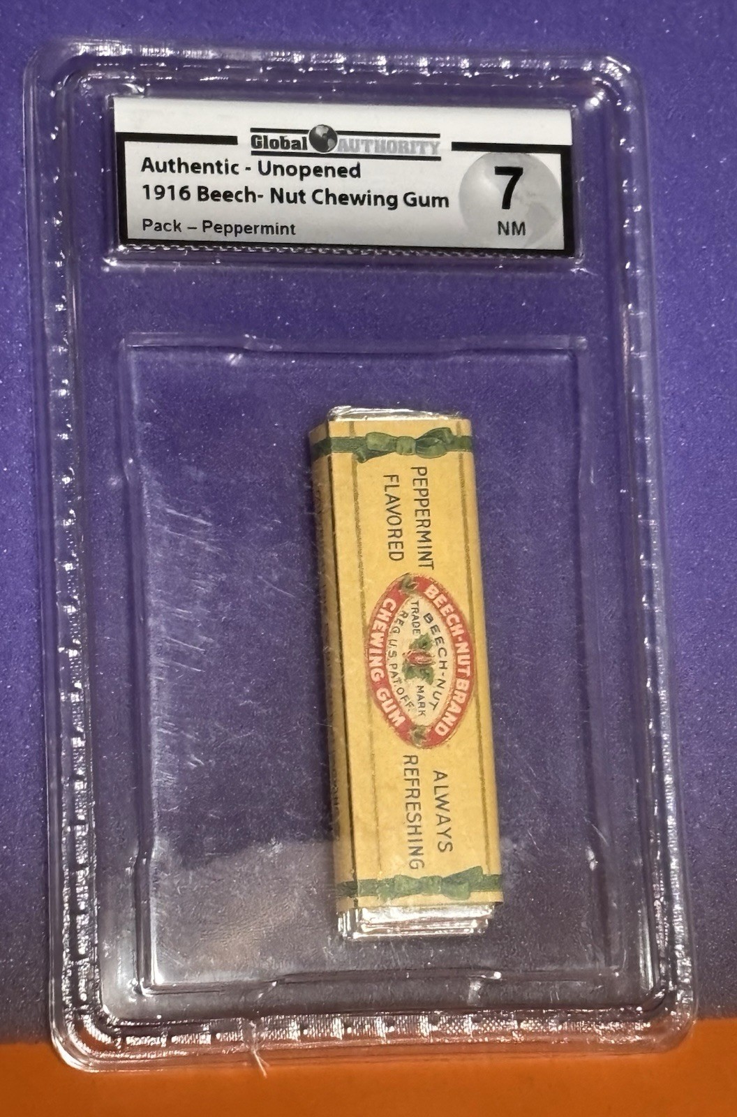 AUTHENTIC GENUINE 1916 BEECH NUT CHEWING GUM UNOPENED GUM PACK= RARE