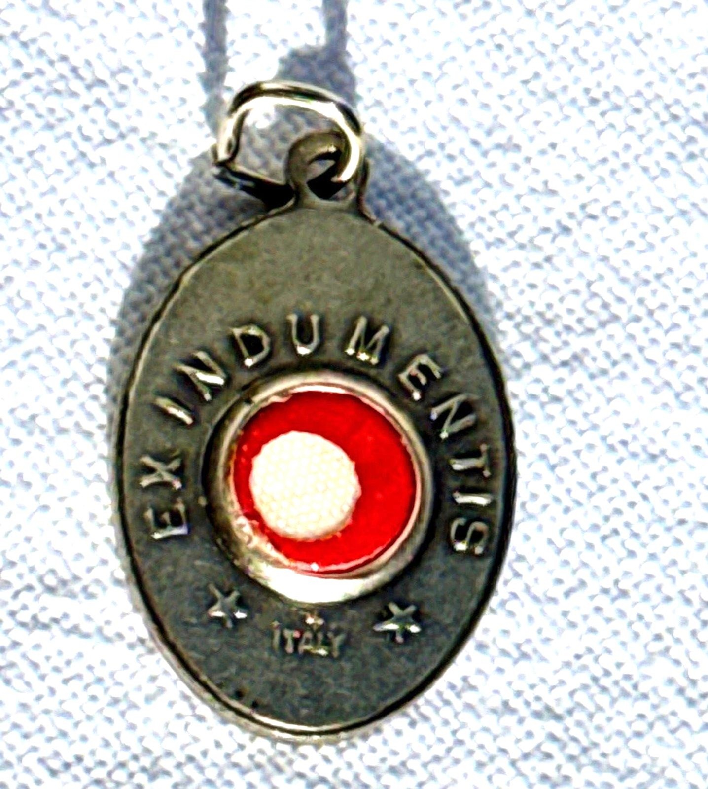 Vintage Catholic Saint Lucy Ex Indumentis Relic Pendant Vintage Catholic Saint Lucy Ex Indumentis Relic Pendant