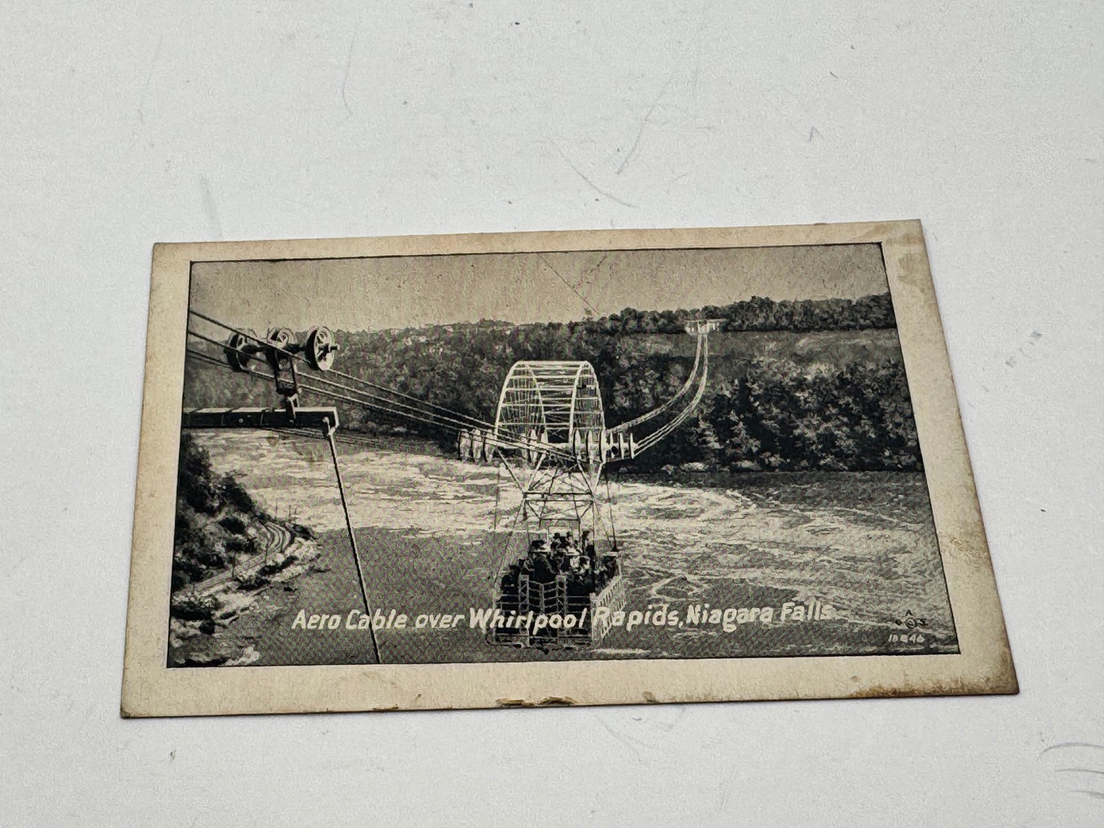 Vintage Photo Niagara Falls AeroCable  Black and White SHIPS FREE IN THE USA
