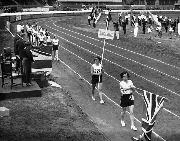 British athletes parade IV Womens World Games London United Kingdo- Old Photo