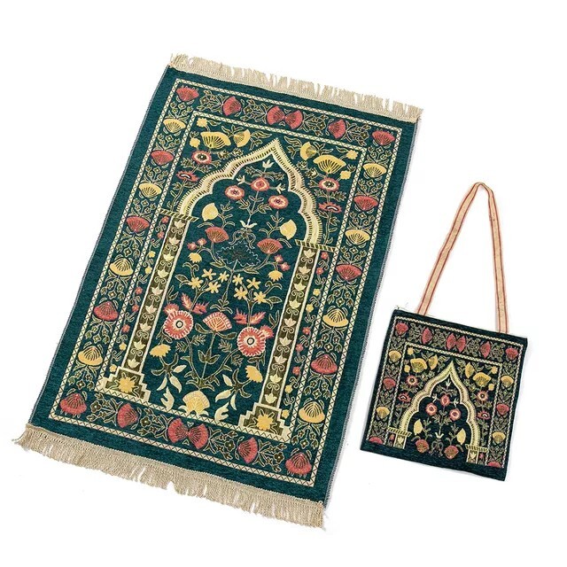 2025 New design Islamic Prayer Rug Musallam Muslim Prayer Mat carpet Jainamaz 2025 New design Islamic Prayer Rug Musallam Muslim Prayer Mat carpet Jainamaz
