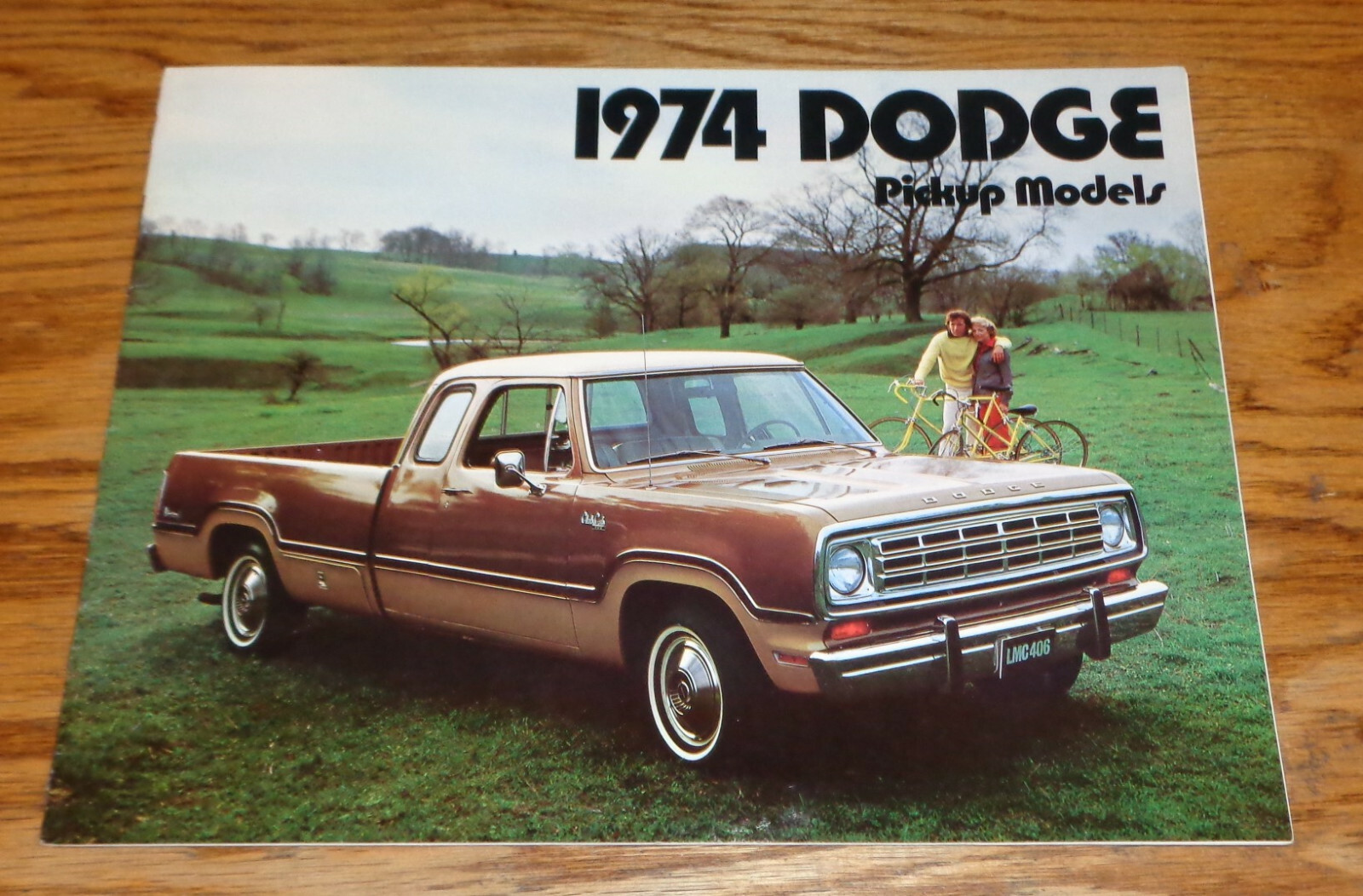 Original 1974 Dodge Light Duty Pickup Truck Sales Brochure 74 D100 D200 D300