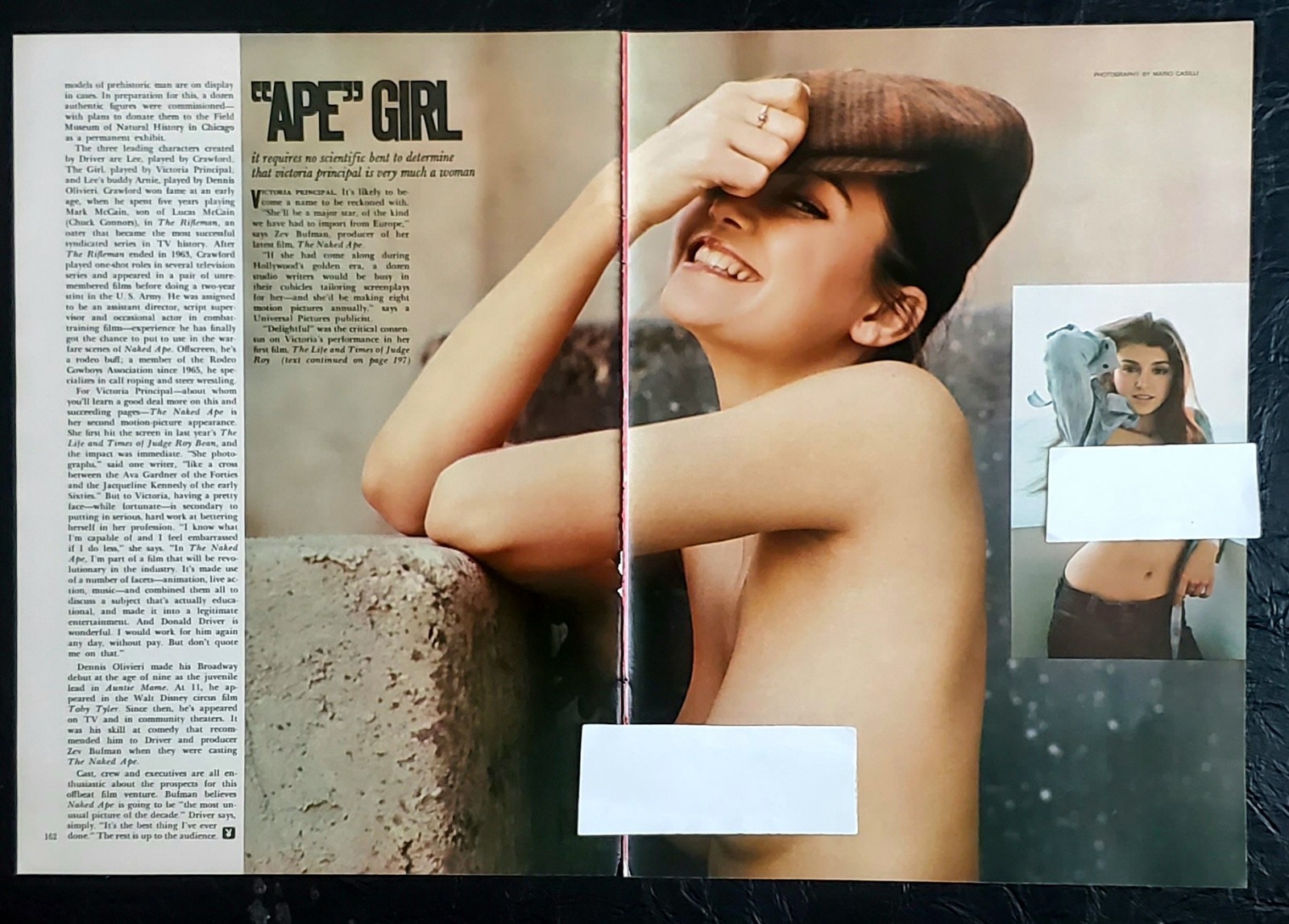 Playboy PICTORIAL ONLY - Actress VICTORIA PRINCIPAL     Sept, 1973     6 Pages