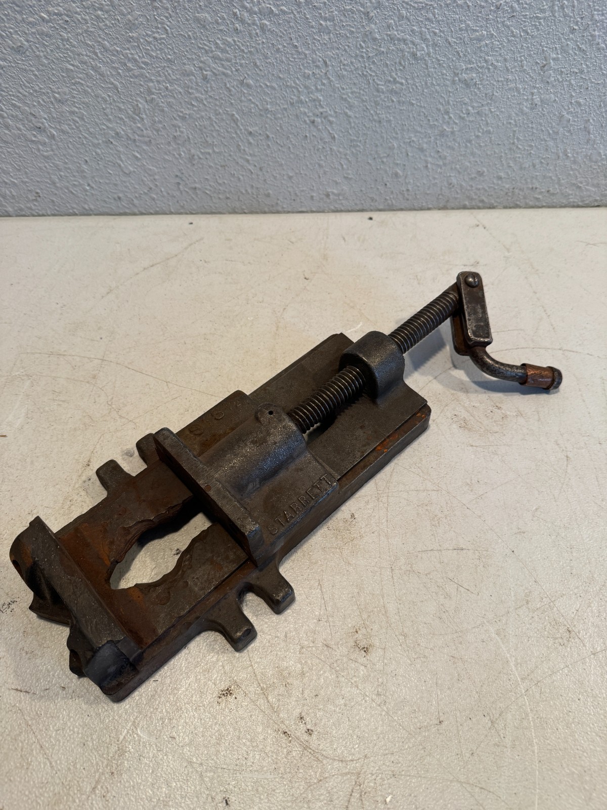 Vintage L.S. Starrett No. 913-1/2 Machinist Drill Press Vise USA Parts Repair