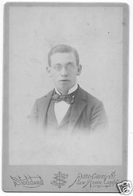 Original Cabinet Card-Charles BUTRICH-New Haven Connecticut-Stoddard Photographe