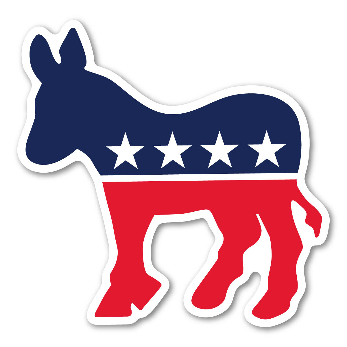Democratic Donkey Sticker Democratic Donkey Sticker